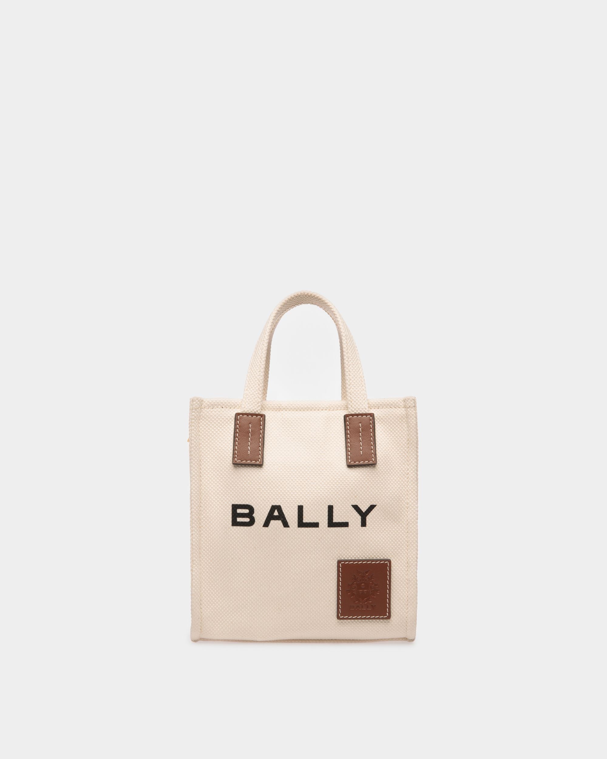 Bally Global - Akelei Mini Tote Bag in Canvas - Beige