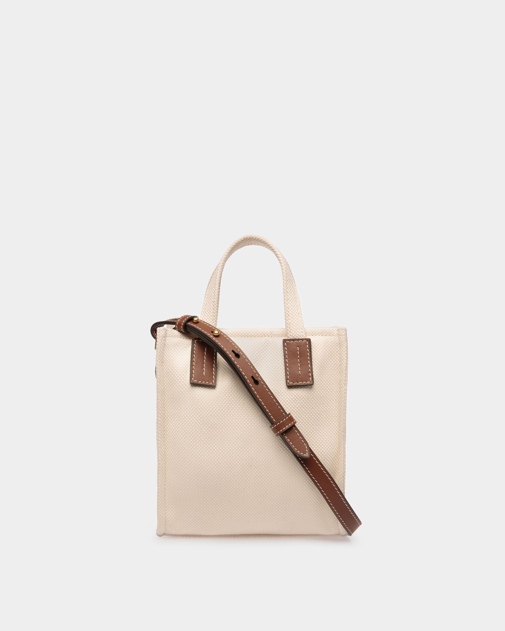 Bally Global - Akelei Mini Tote Bag in Canvas - Beige