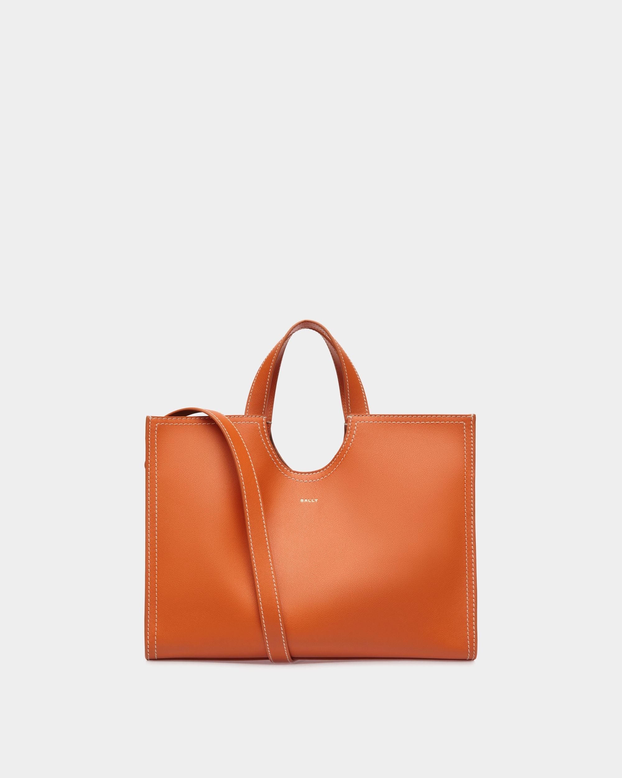 Bally Global - Easy Bally Tote Bag in Koi Orange Leather - Orange