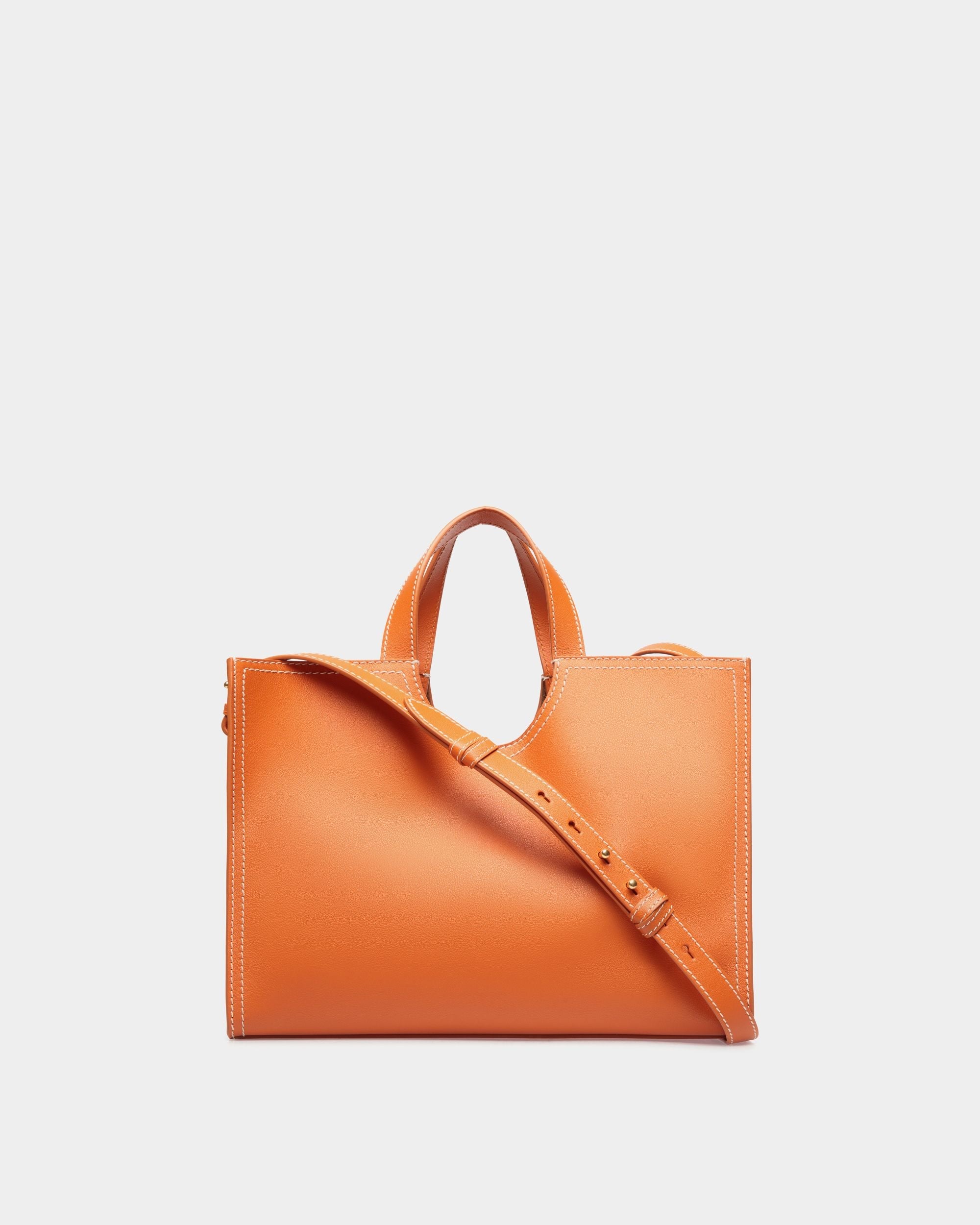 Bally Global - Easy Bally Tote Bag in Koi Orange Leather - Orange
