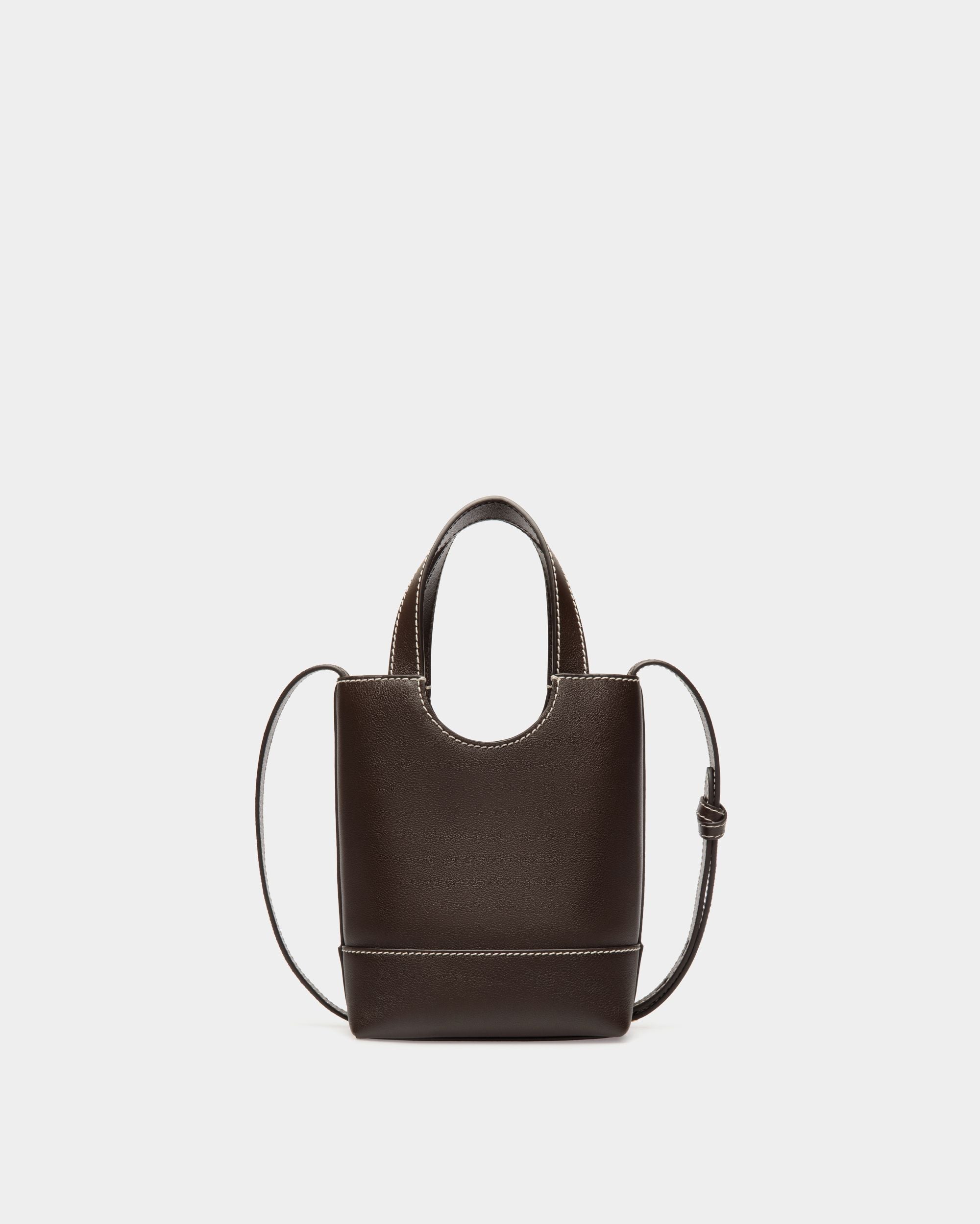 Bally Global - Easy Bally Small Tote Bag in Ebano Leather - Brown