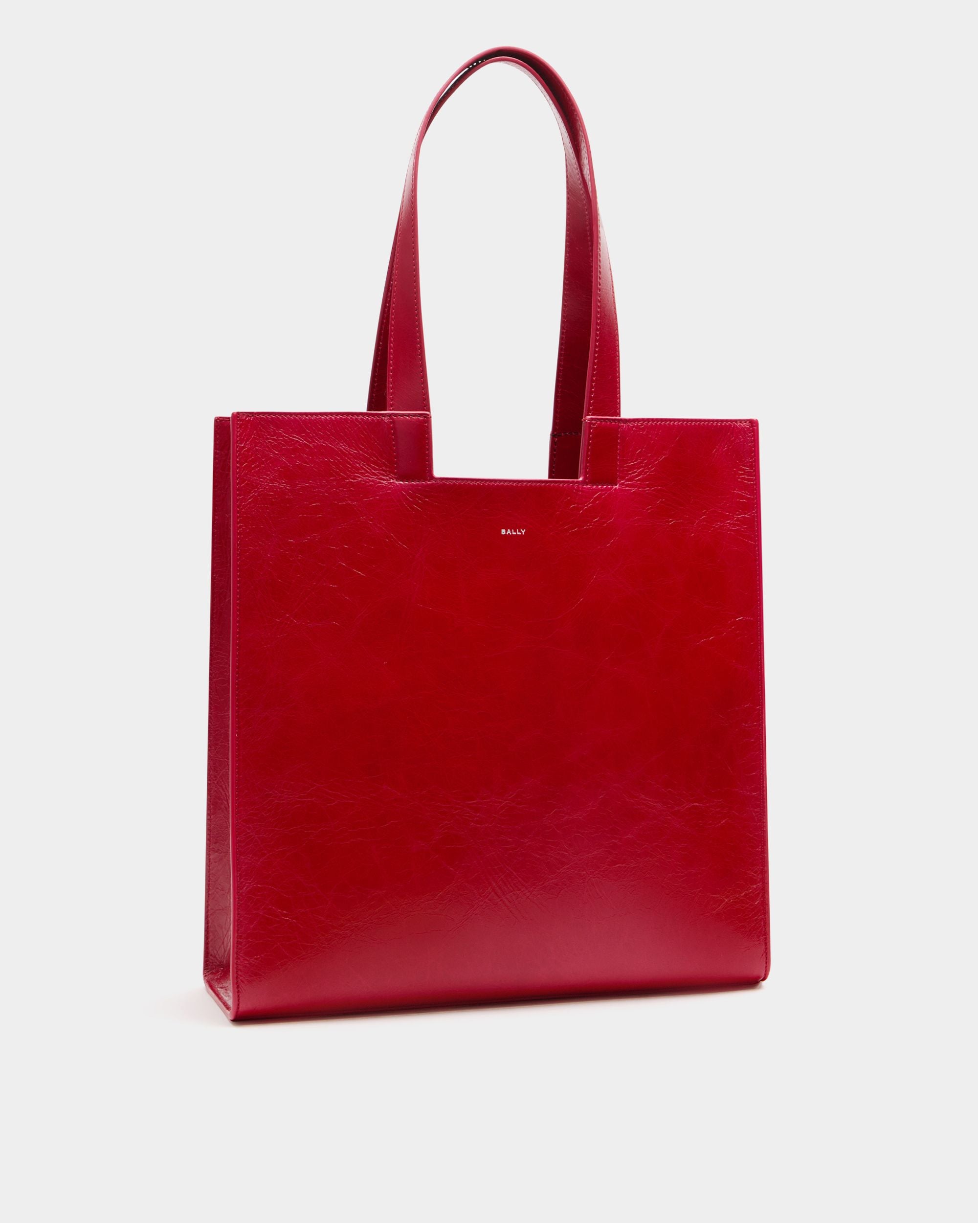 Bally Global - Easy Bally Tote Bag in Red Leather - Red