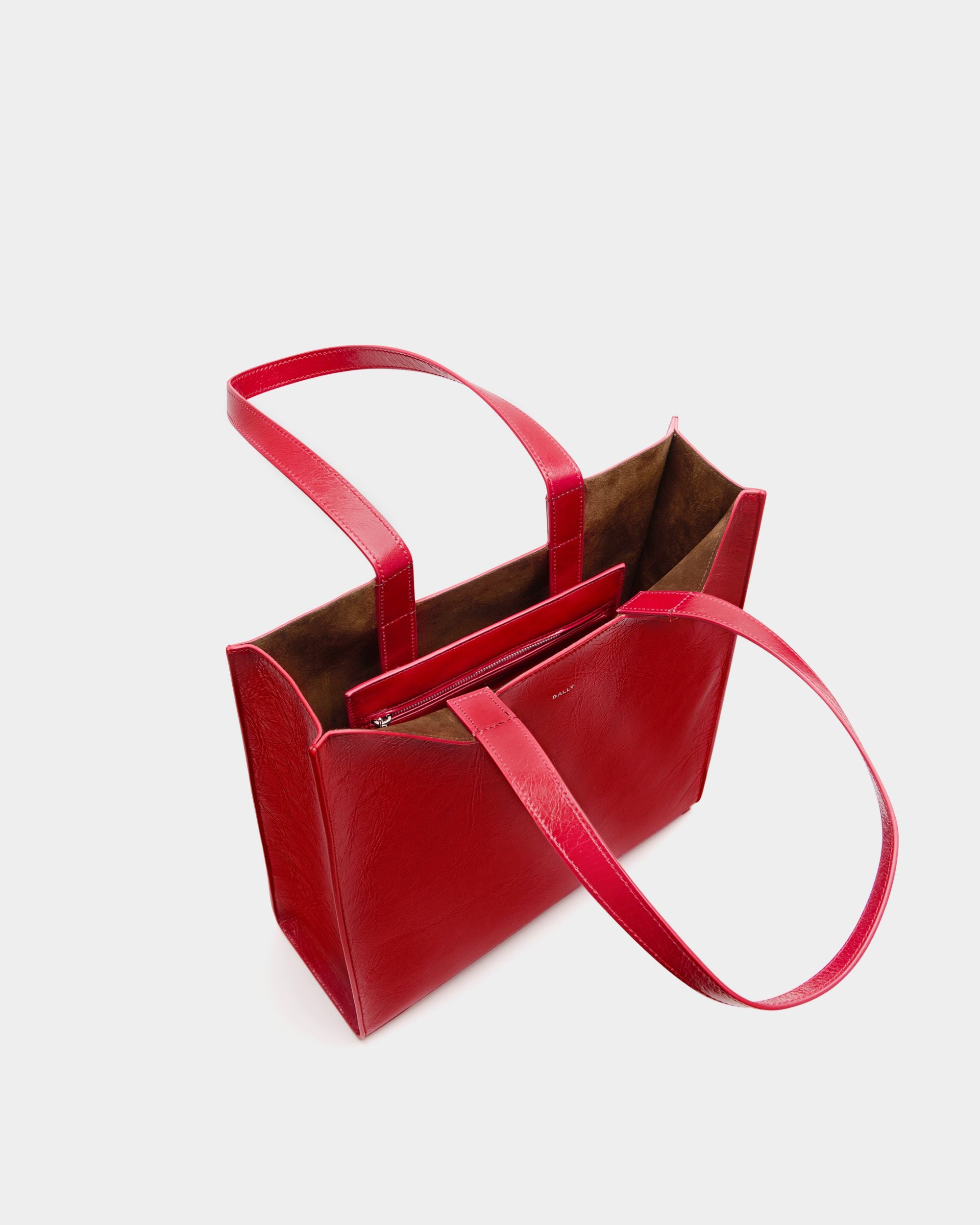 Bally Global - Easy Bally Tote Bag in Red Leather - Red