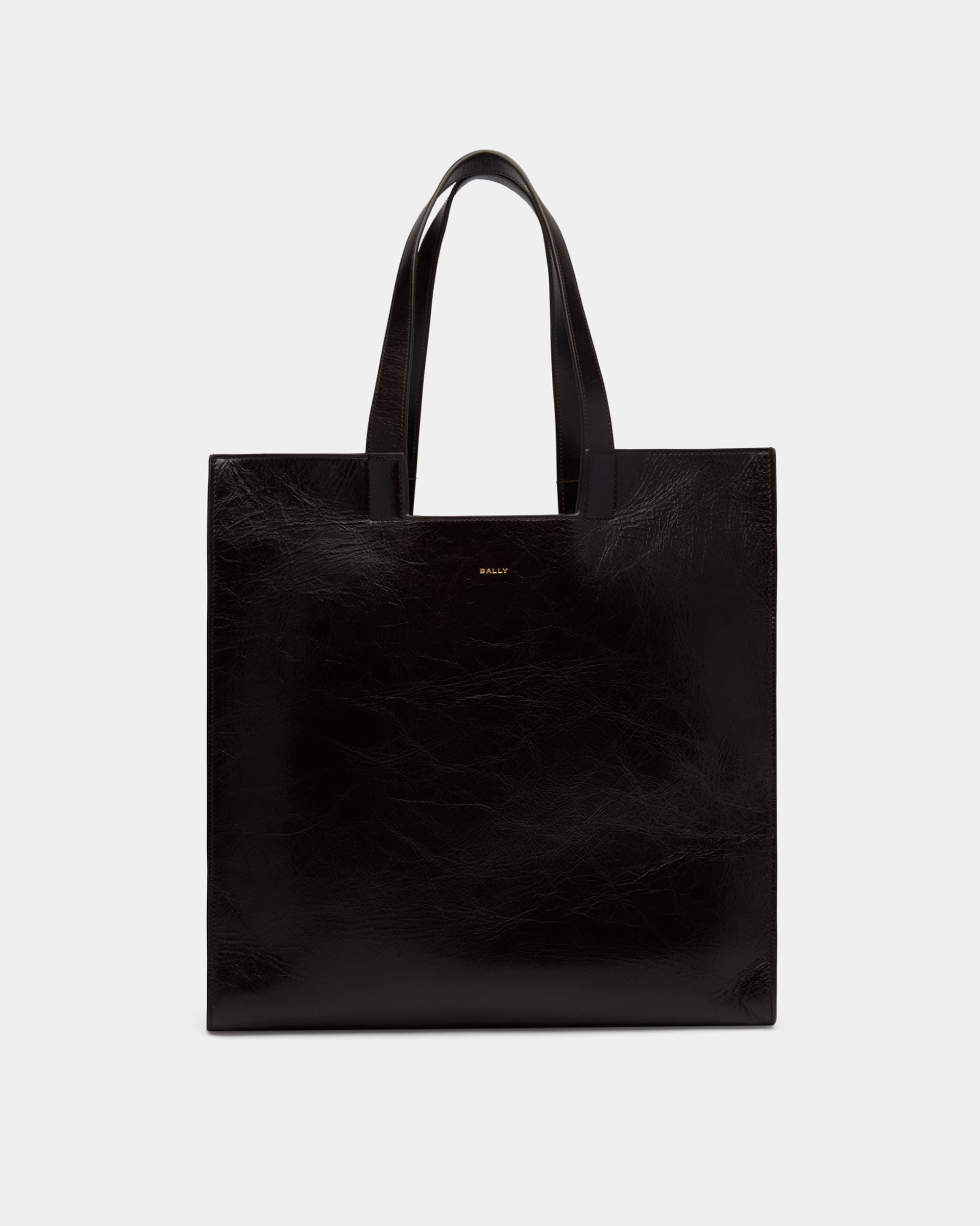 Bally Global - Easy Bally Tote Bag in Ebano Leather - Brown