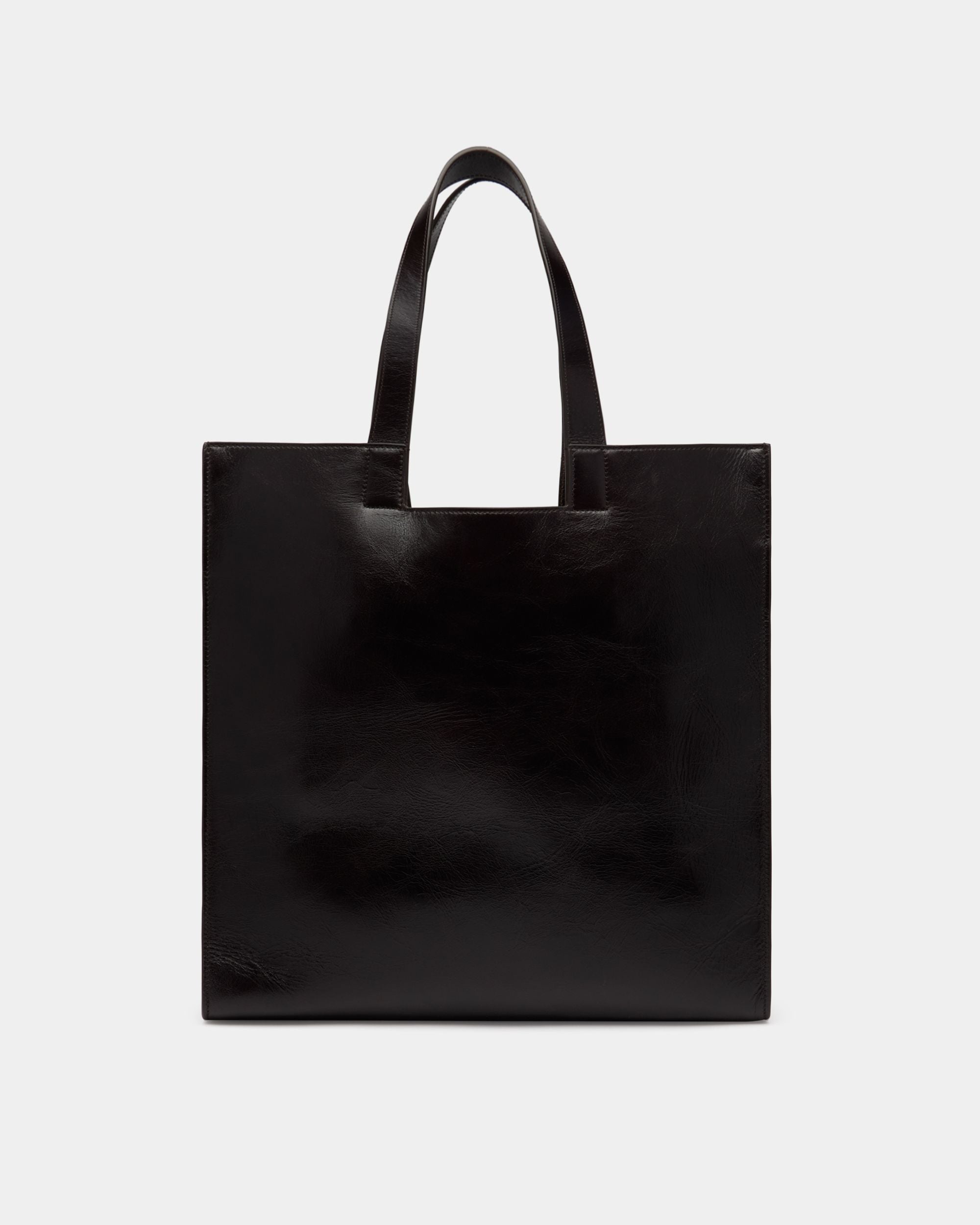 Bally Global - Easy Bally Tote Bag in Ebano Leather - Brown