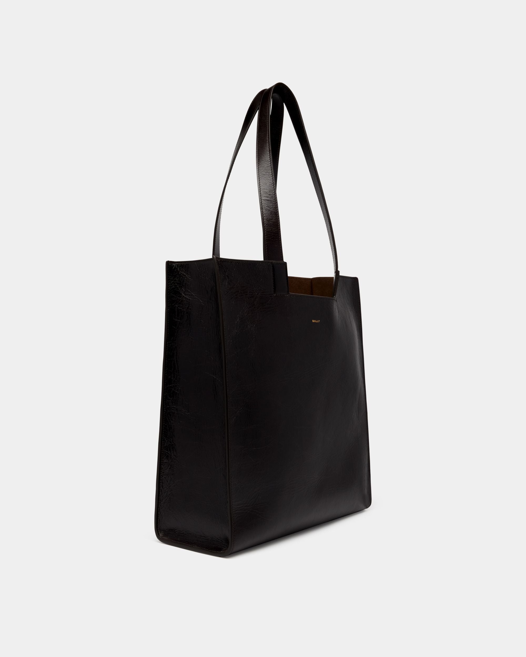 Bally Global - Easy Bally Tote Bag in Ebano Leather - Brown