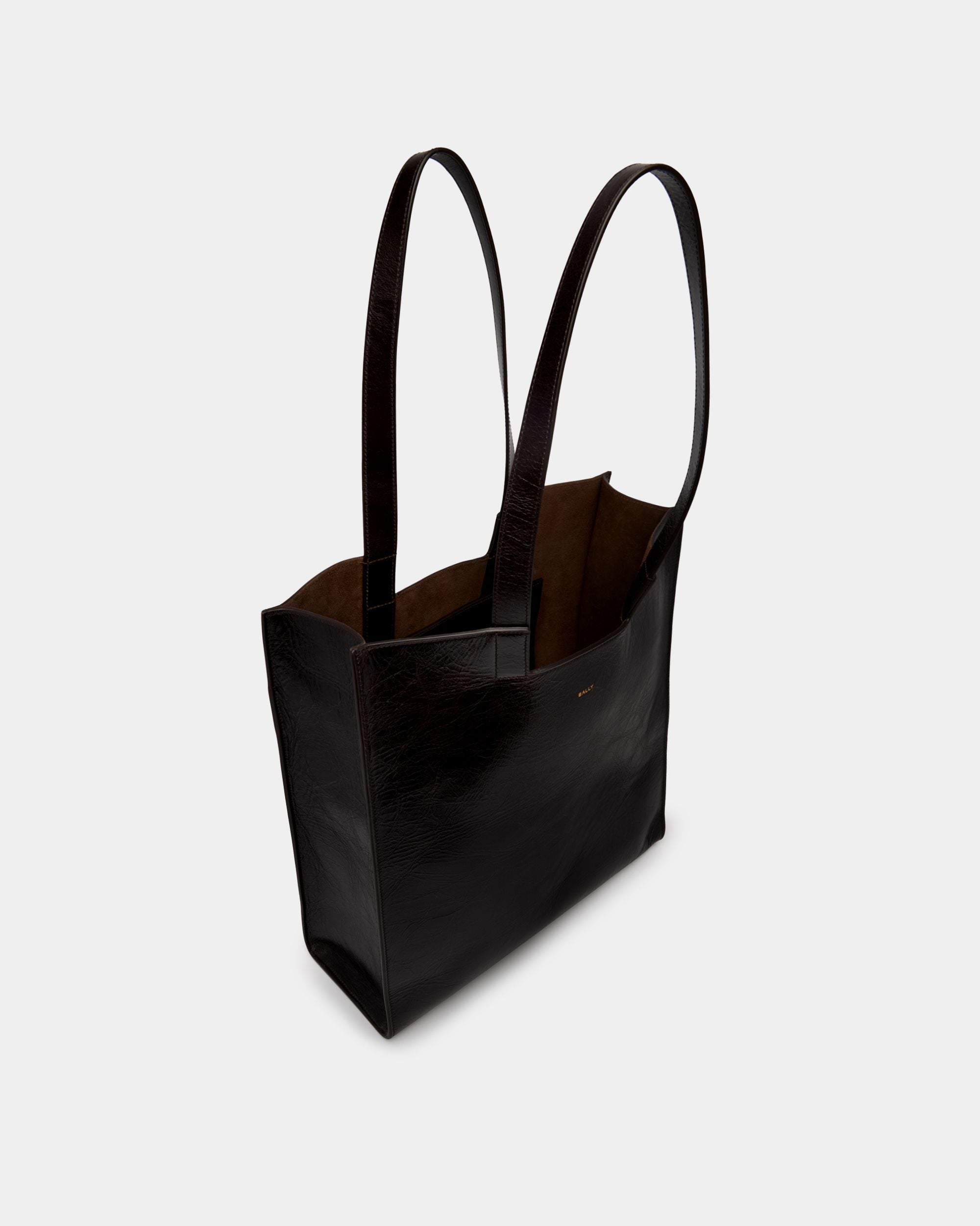 Bally Global - Easy Bally Tote Bag in Ebano Leather - Brown
