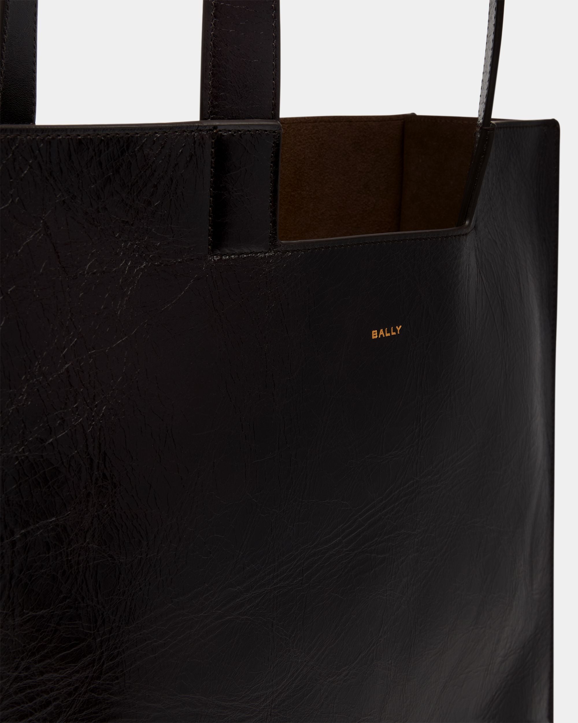 Bally Global - Easy Bally Tote Bag in Ebano Leather - Brown