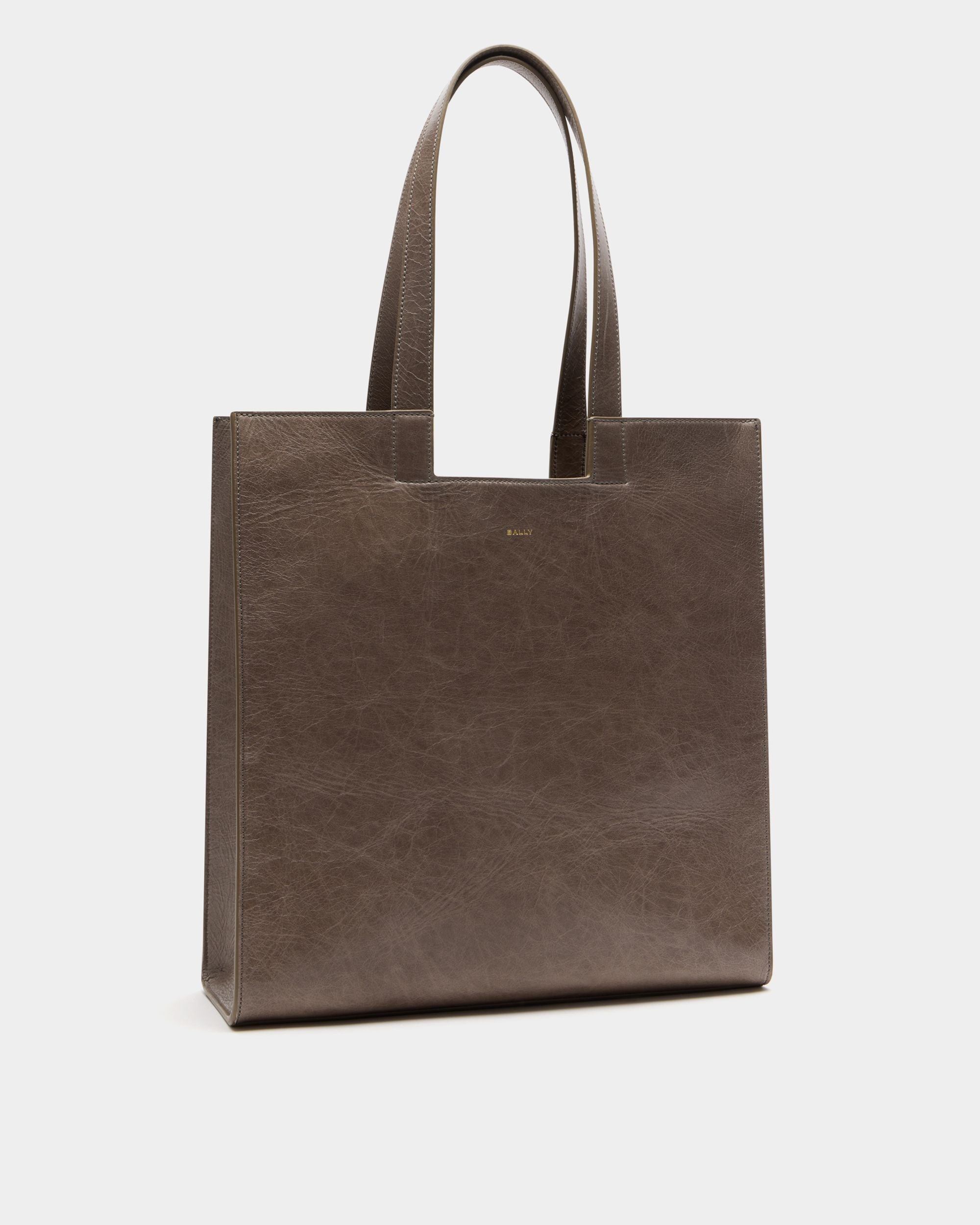 Bally Global - Bolso Tote Easy Bally De Piel Marrón Topo - Marrón