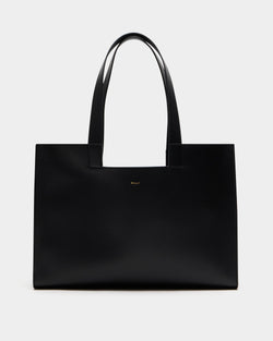 Sac Cabas Easy Bally En Cuir Noir
