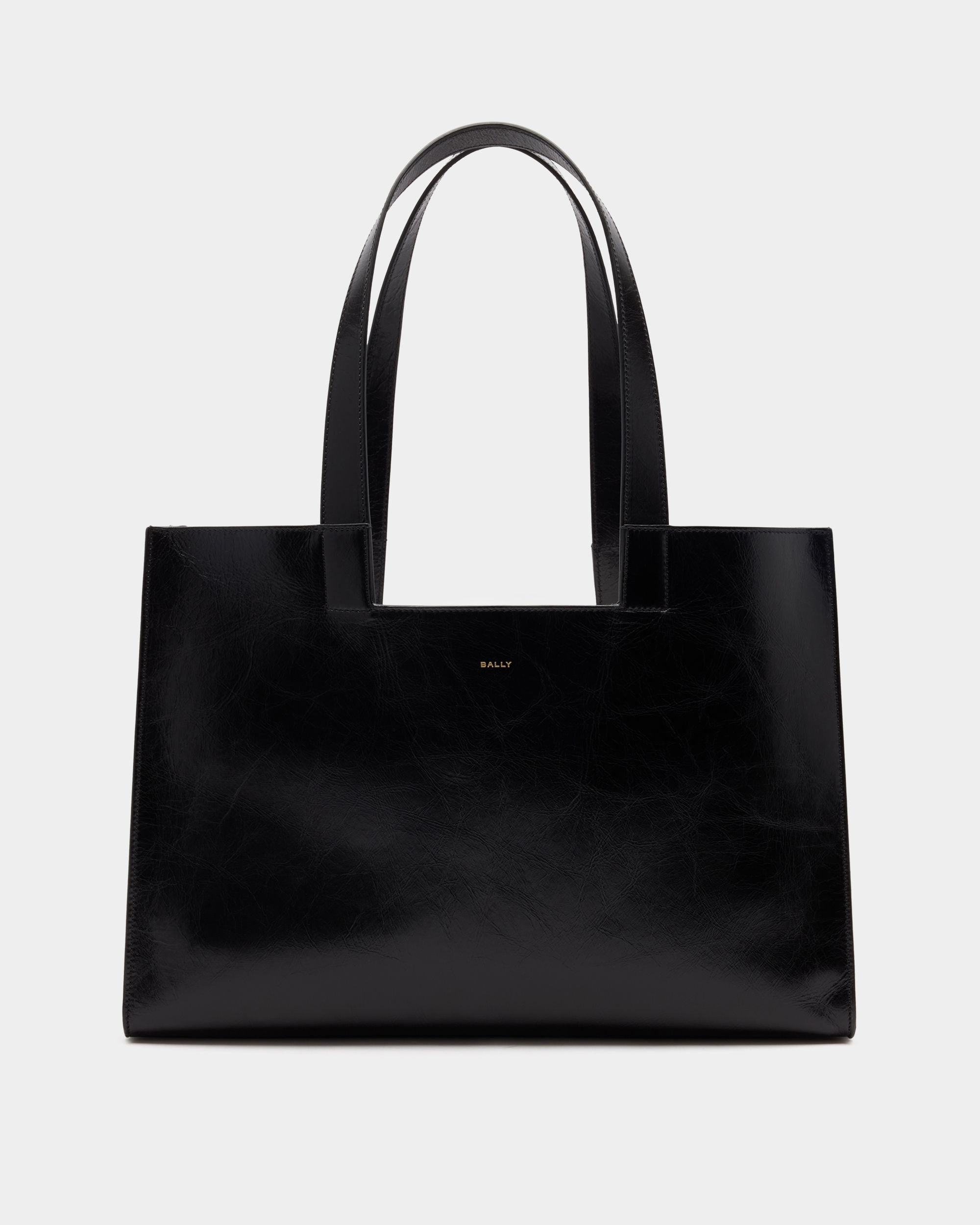 Bally Global - Easy Bally Tote Bag in Black Leather - Black