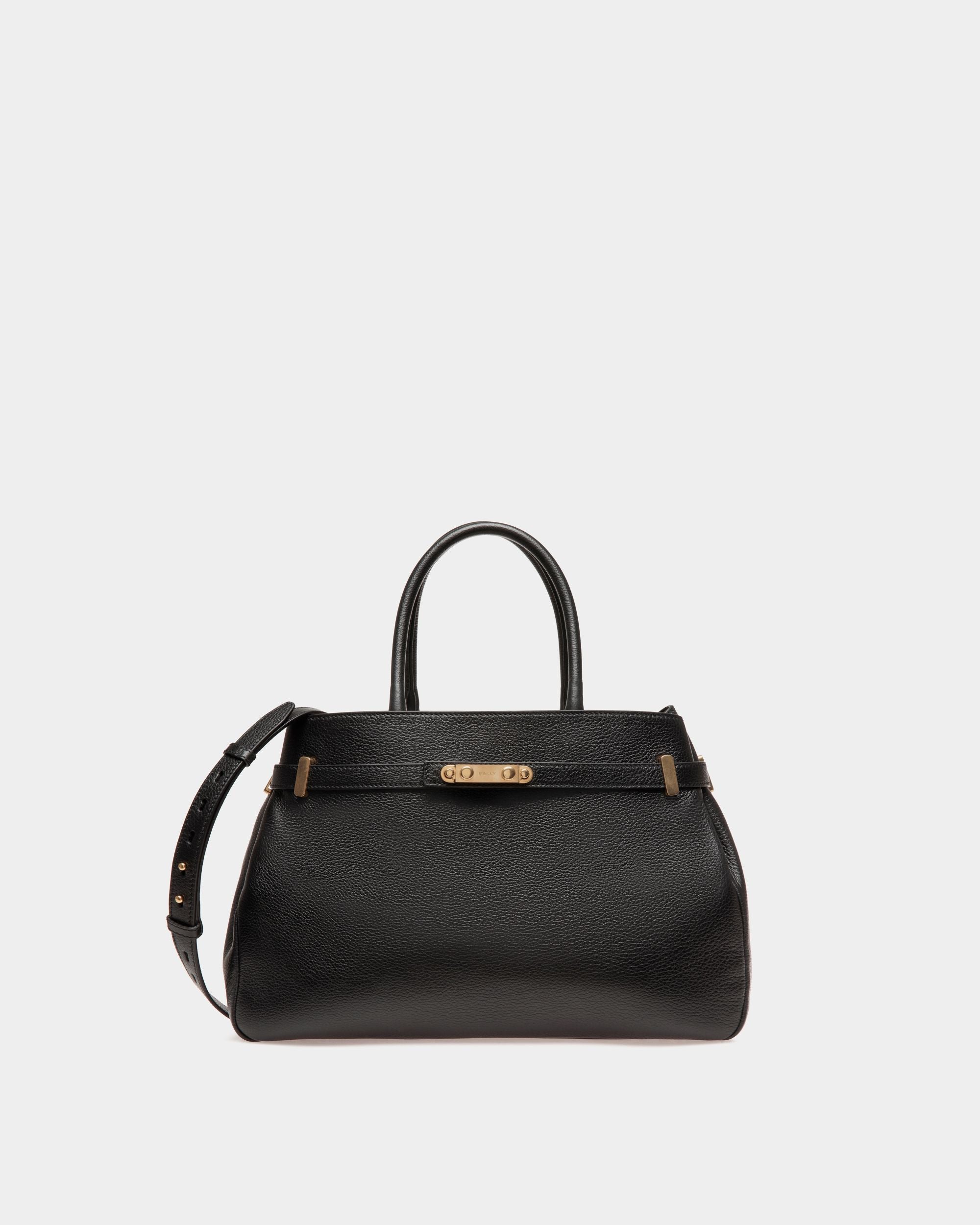 Bally Global - Bolso Tote Carriage De Piel Color Negro - Negro