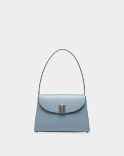 Sac D’épaule Ollam En Cuir Light Blue
