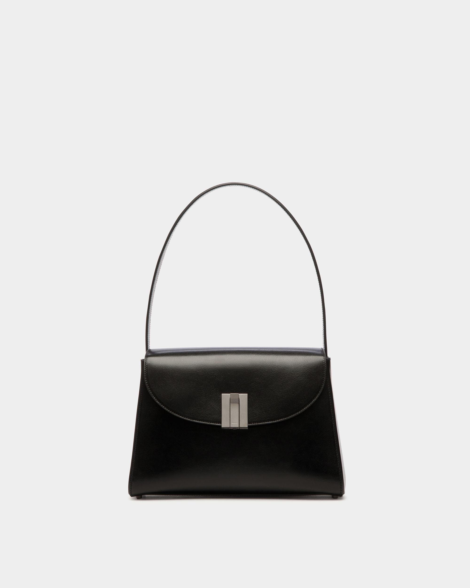 Bally Global - Ollam Shoulder Bag In Black Leather - Black