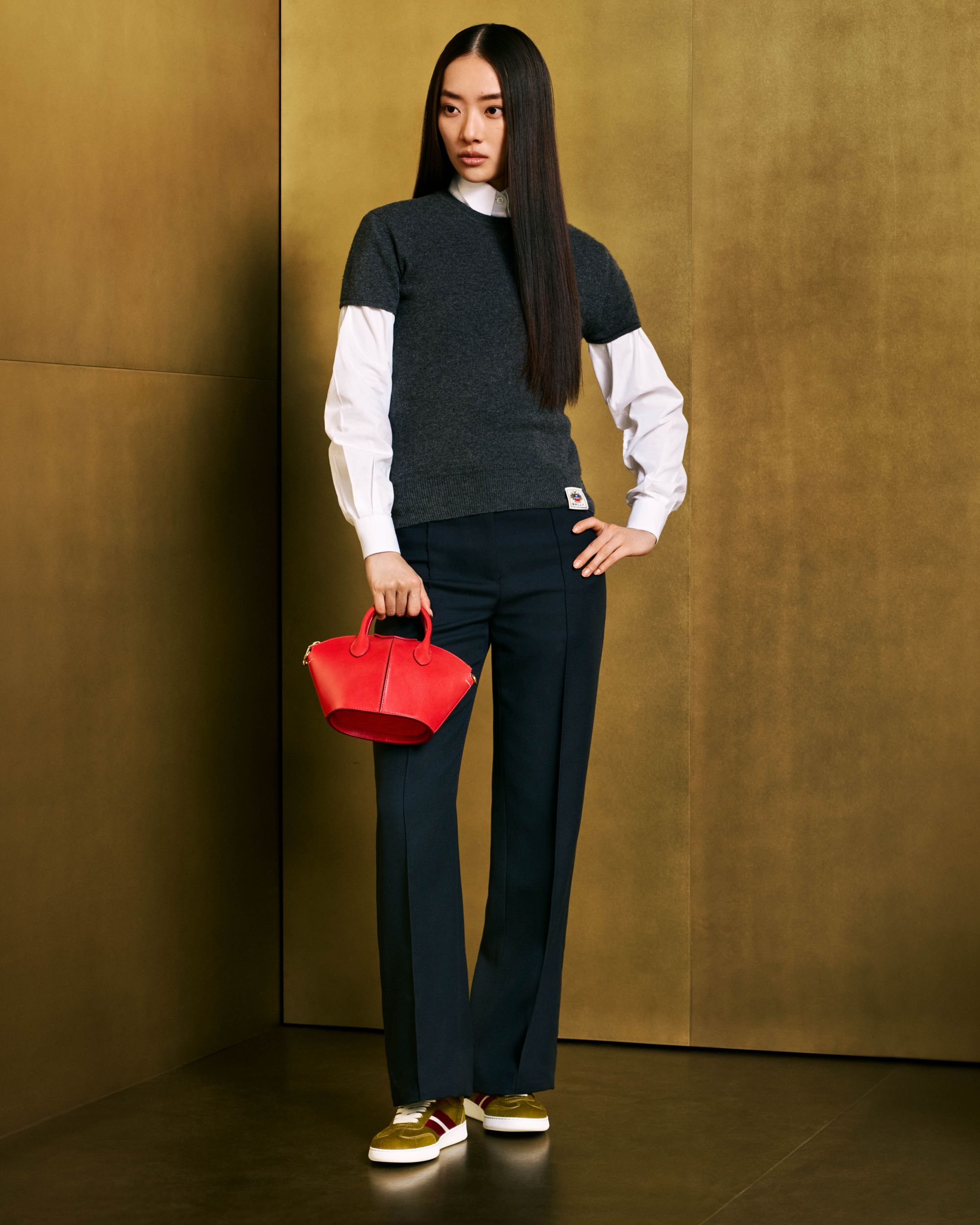 Bally Global - Belle Mini Bag in Red Leather - Red
