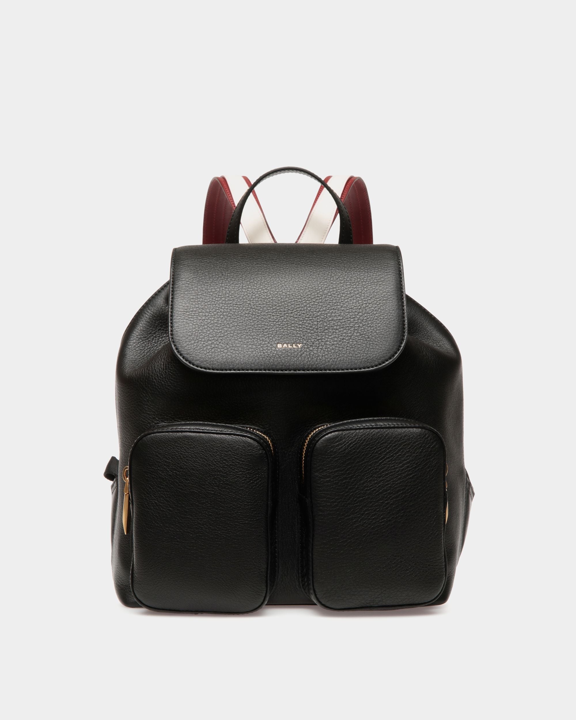 Bally Global - Code Backpack in Black Leather - Black