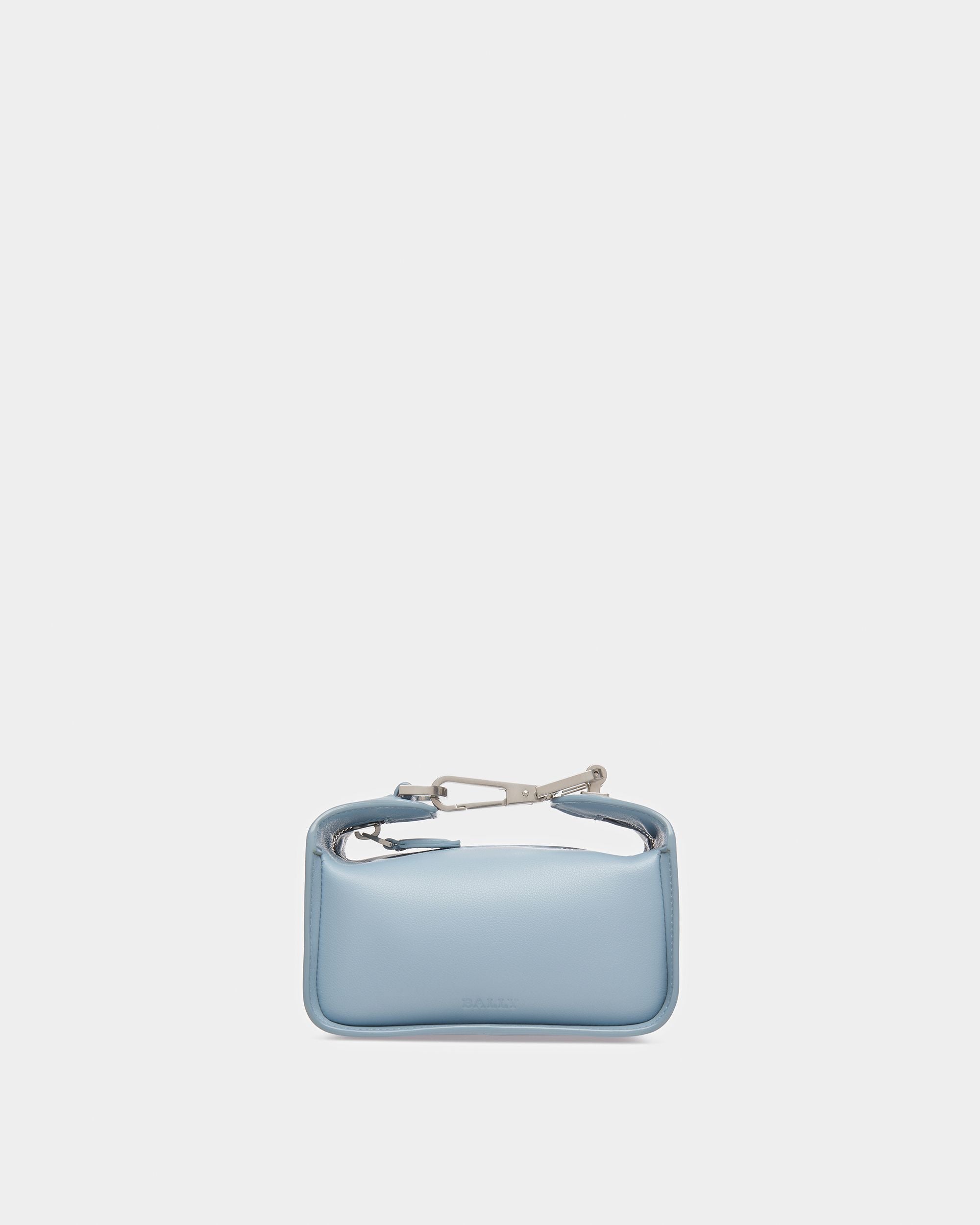 Bally Global - B-Hook XS Leather Minibag In Light Blue - Azul