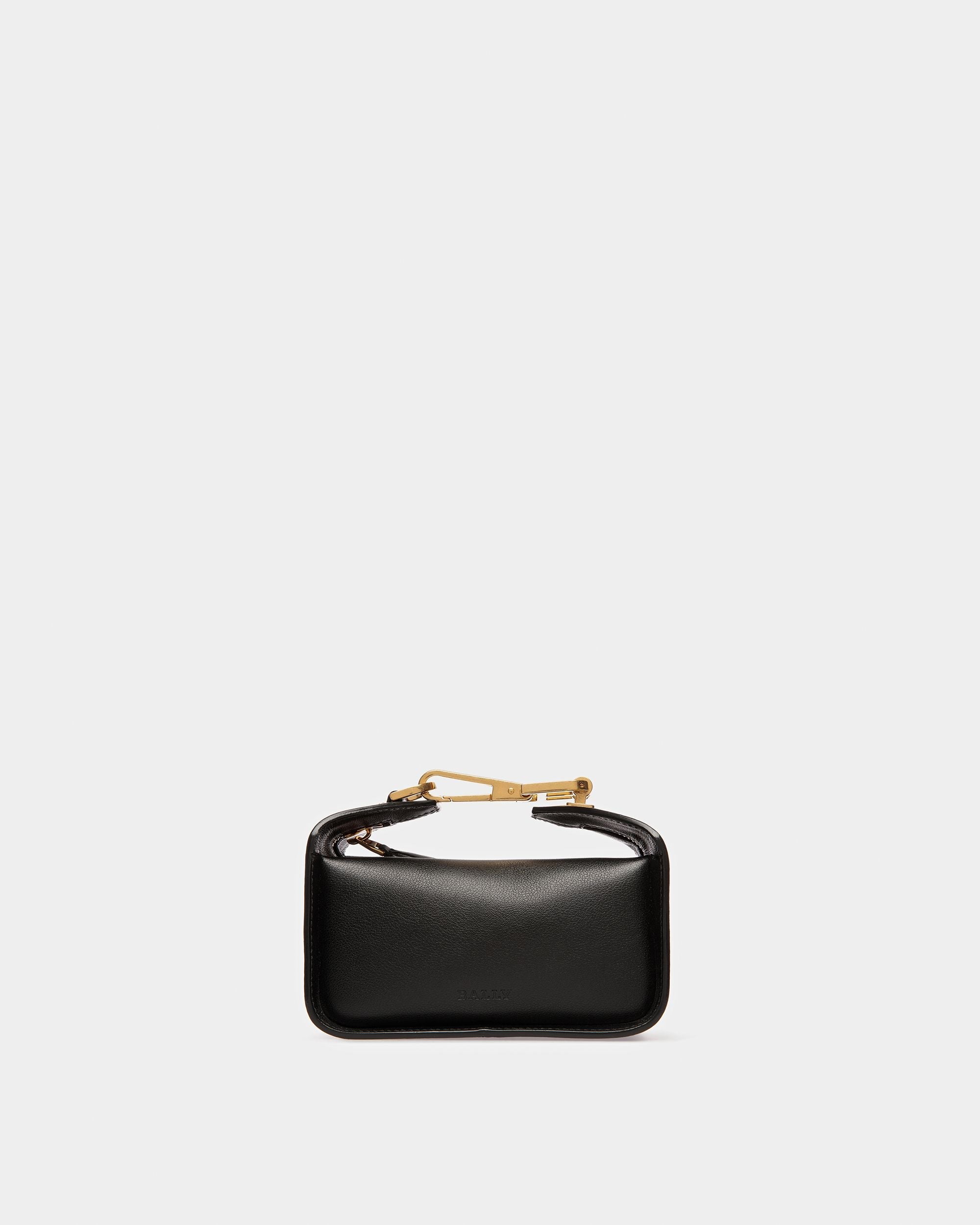Bally Global - B-Hook XS Leather Minibag In Black - Black