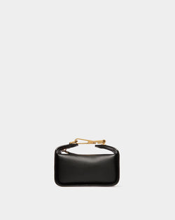 B-Hook XS Leather Minibag In Black