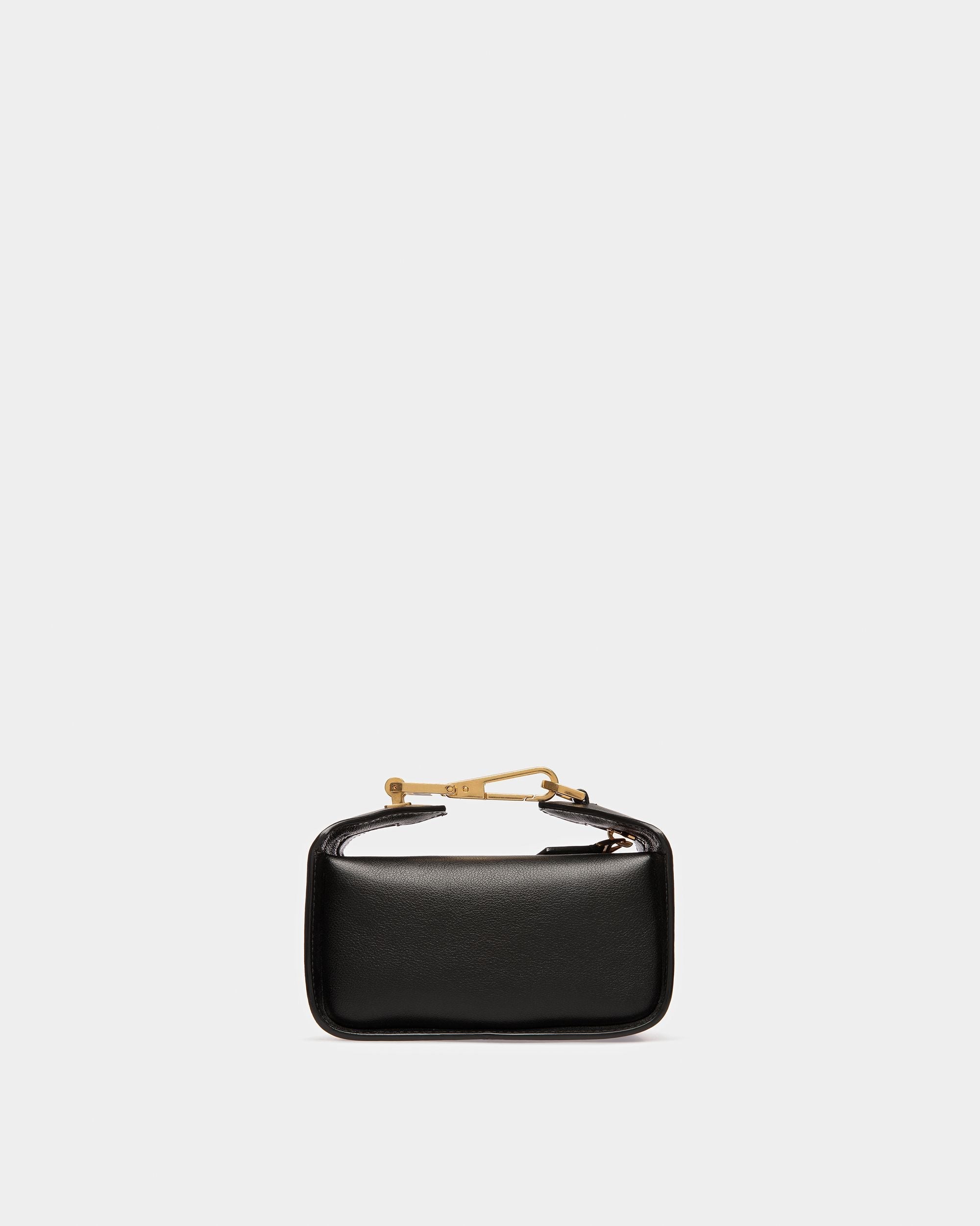 Bally Global - B-Hook XS Leather Minibag In Black - Black