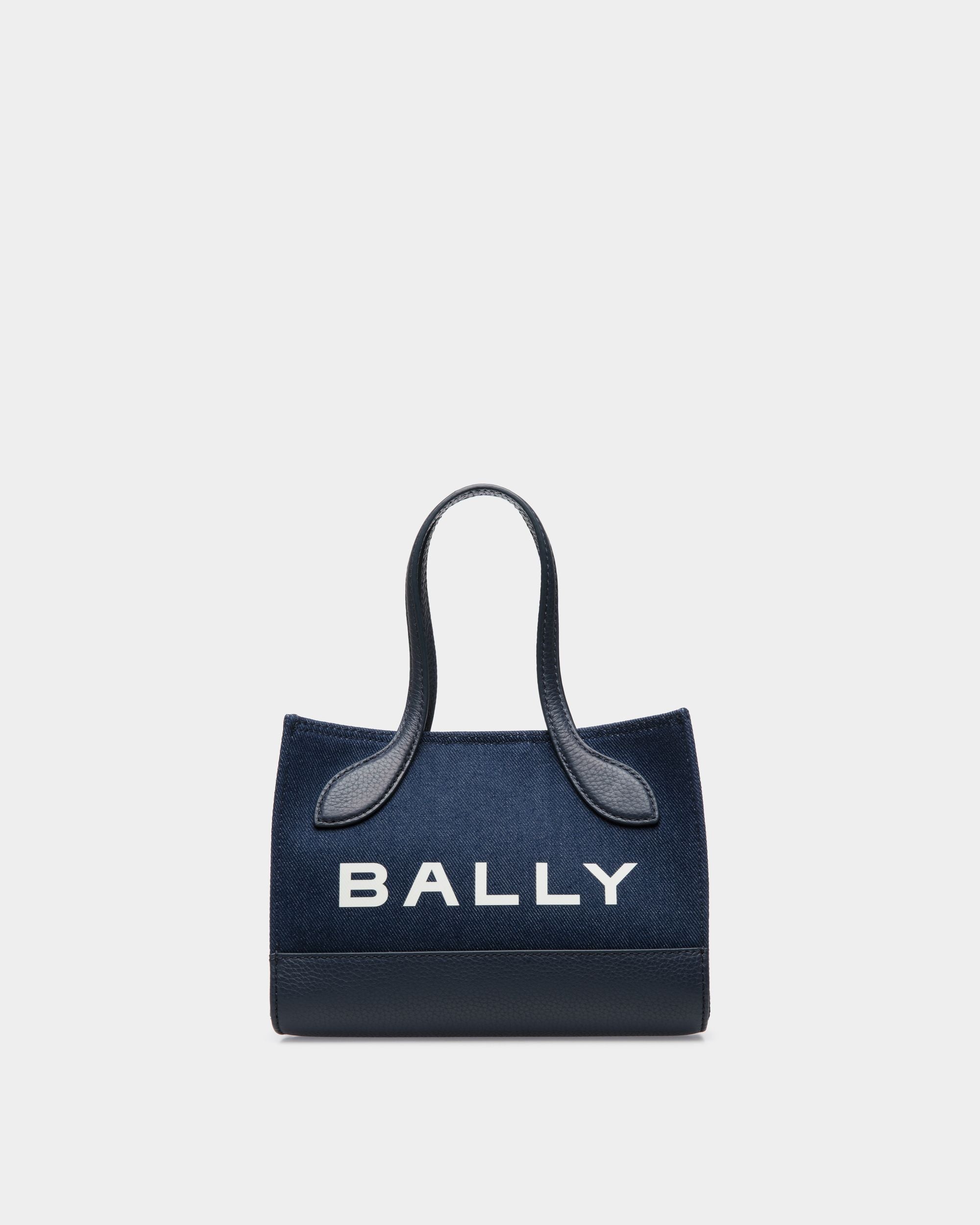 Bally Global - Bar Minibag In Blue Denim - Blue