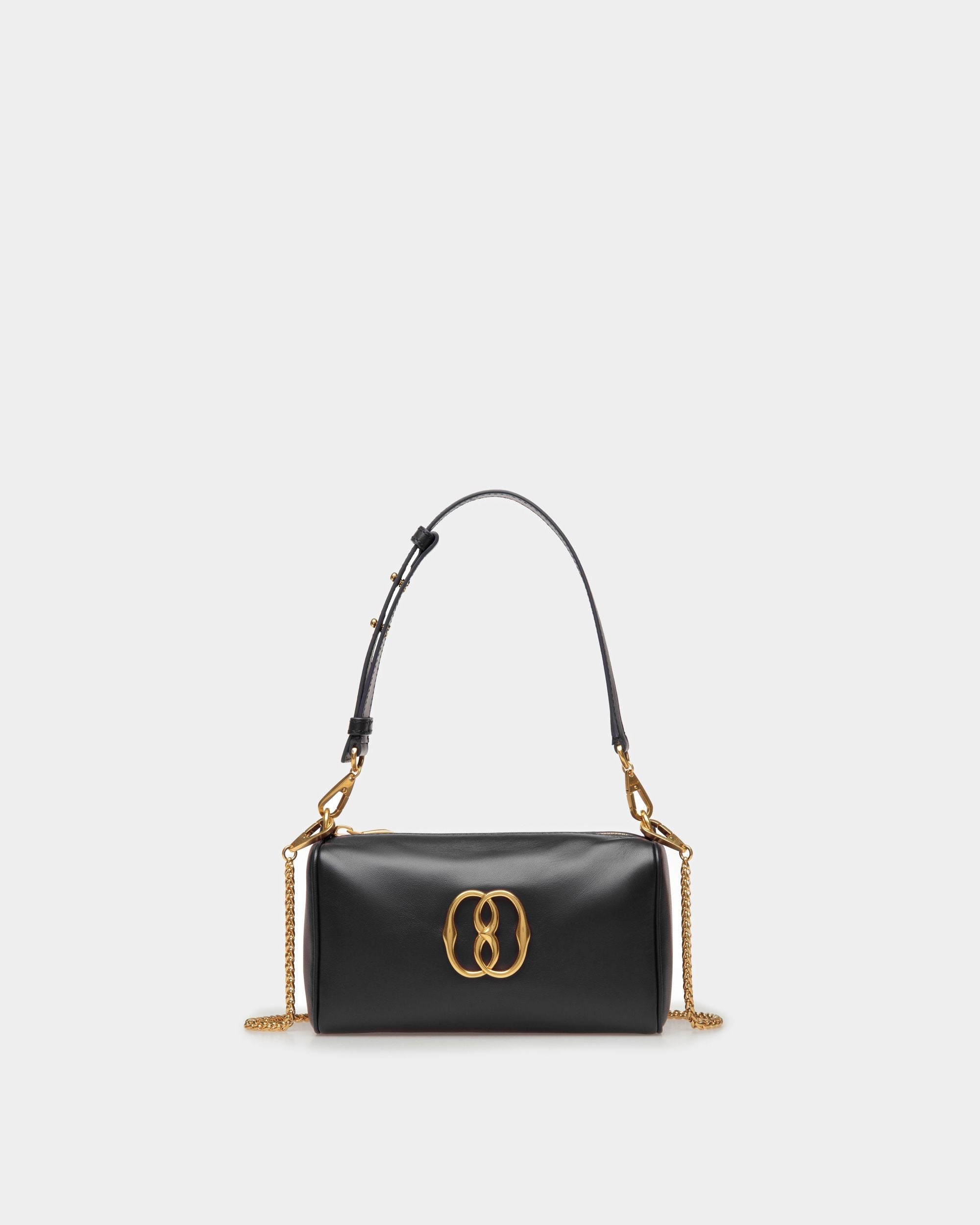 Bally Global - Emblem Minibag In Black Leather - Black