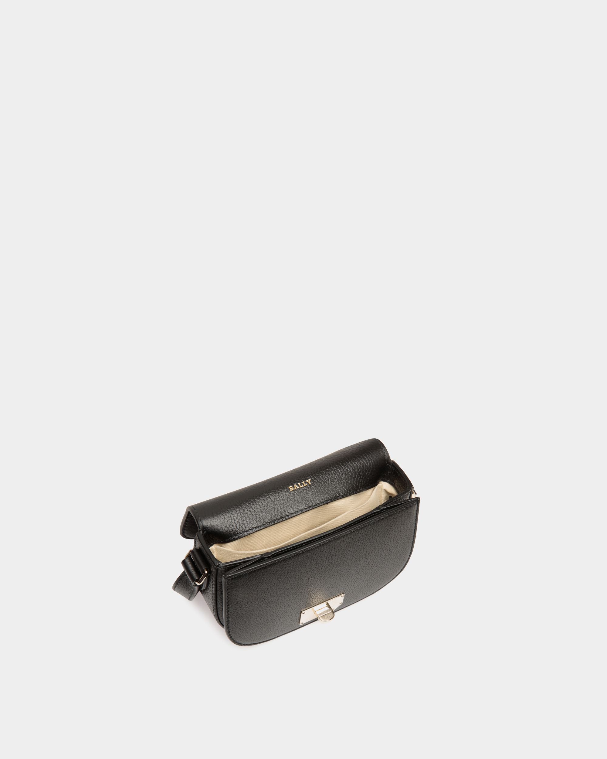 Bally Global - Sac À Bandoulière En Cuir Gaufré Noir - Noir