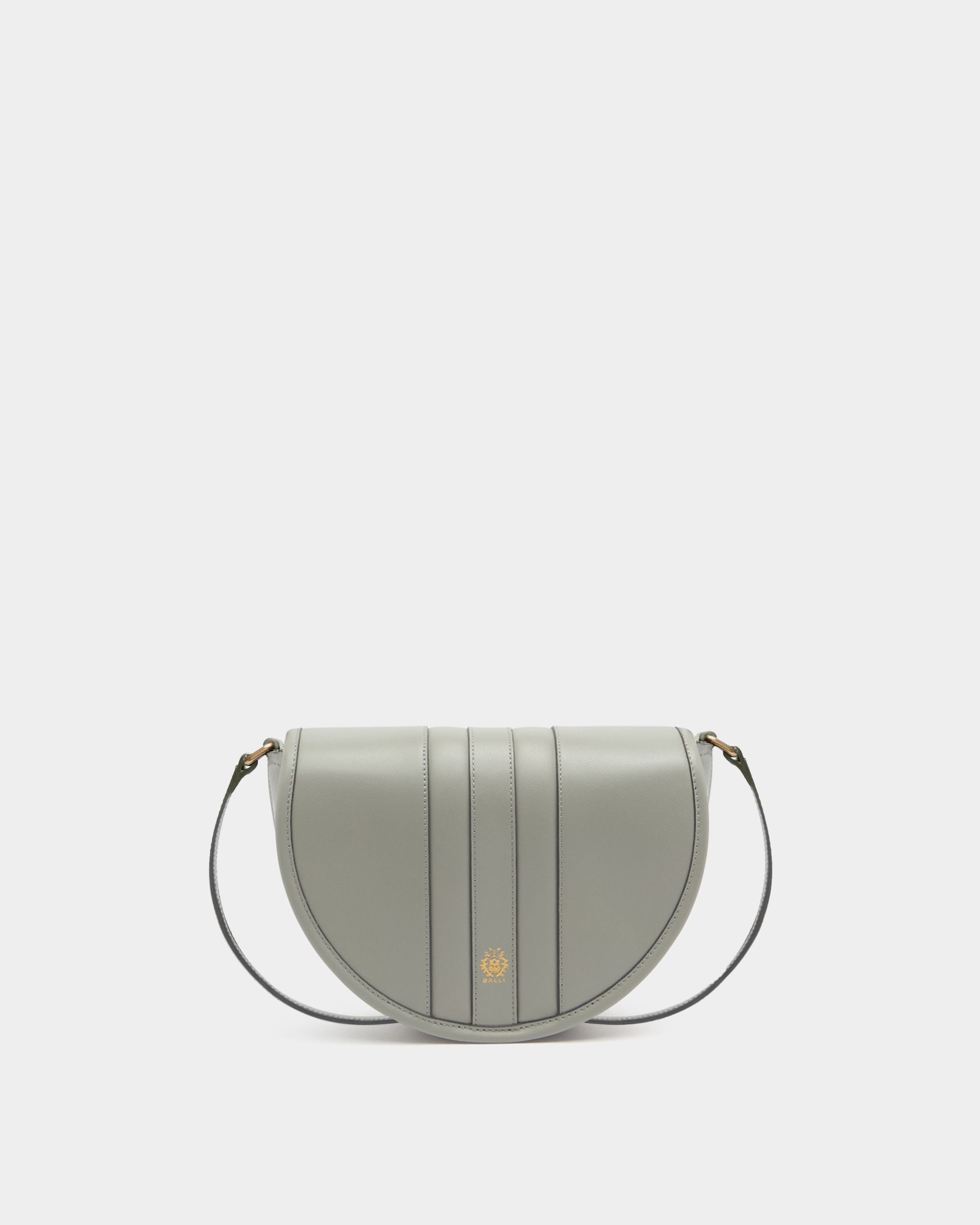 Bally Global - Signature Crossbody Bag in Glacier Grey Leather - Grey