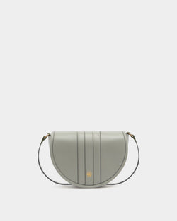 Signature Crossbody Bag in Glacier Grey Leather