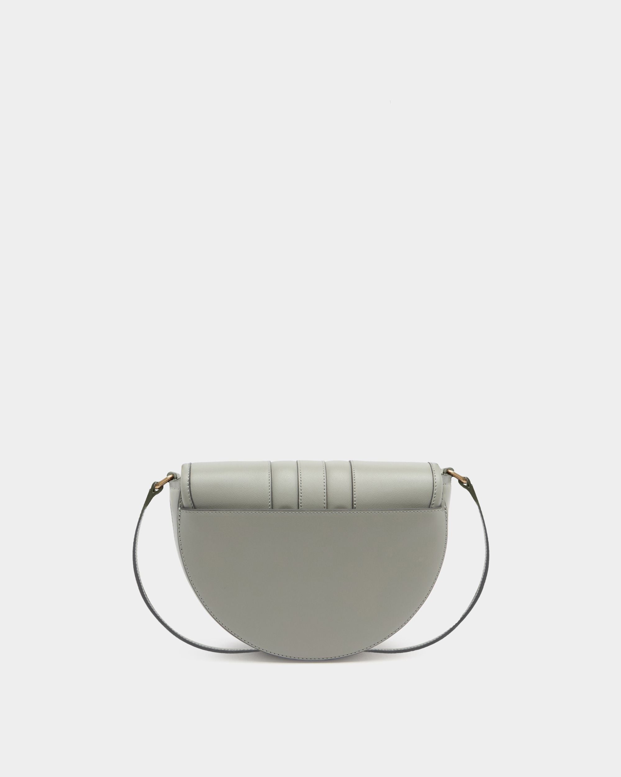 Bally Global - Signature Crossbody Bag in Glacier Grey Leather - Grey