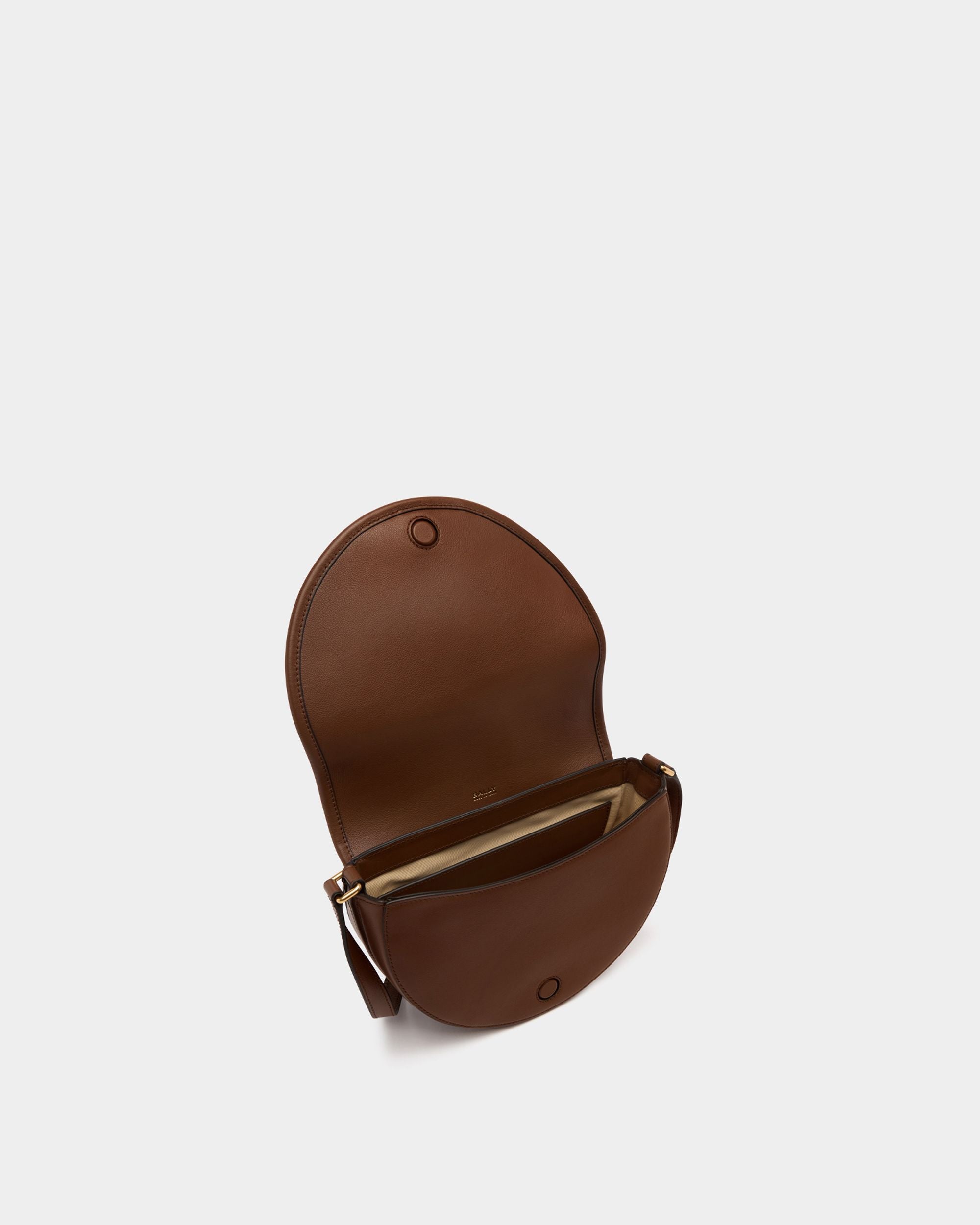 Bally Global - Signature Crossbody Bag in Brown Leather - Brown