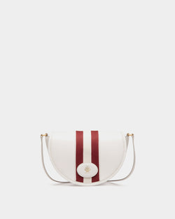 Signature Minibag In White  Leather