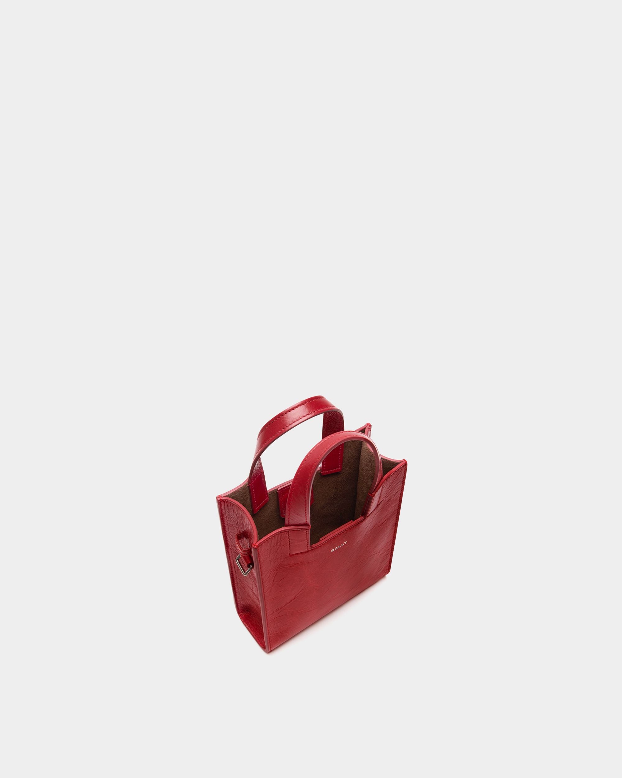 Bally Global - Bolso Tote Pequeño Easy Bally De Piel Roja - Rojo