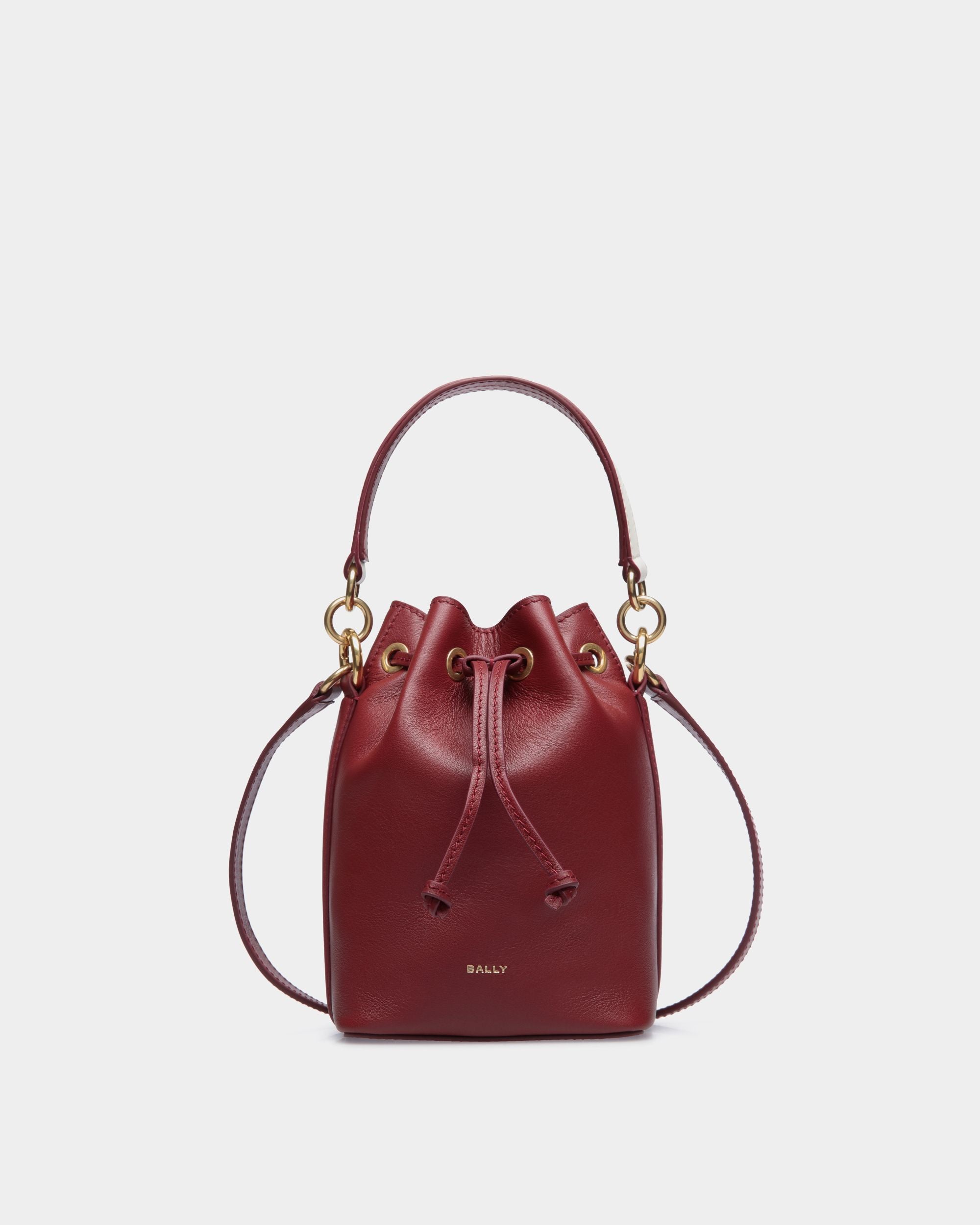 Bally Global - Code Bucket In Red Bovine - Red