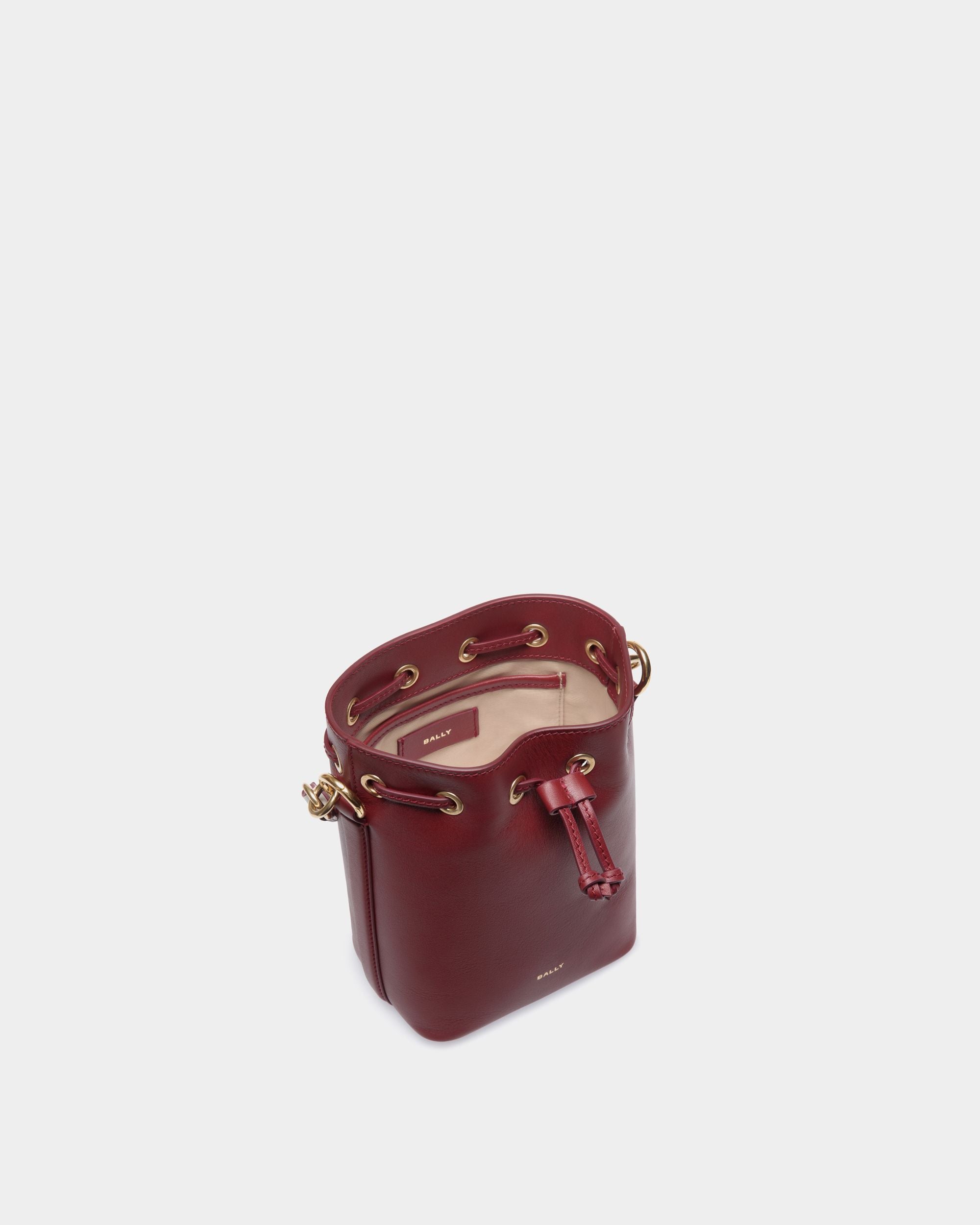 Bally Global - Code Bucket In Red Bovine - Red
