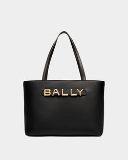 Bally Spell Tote Bag in Black Leather