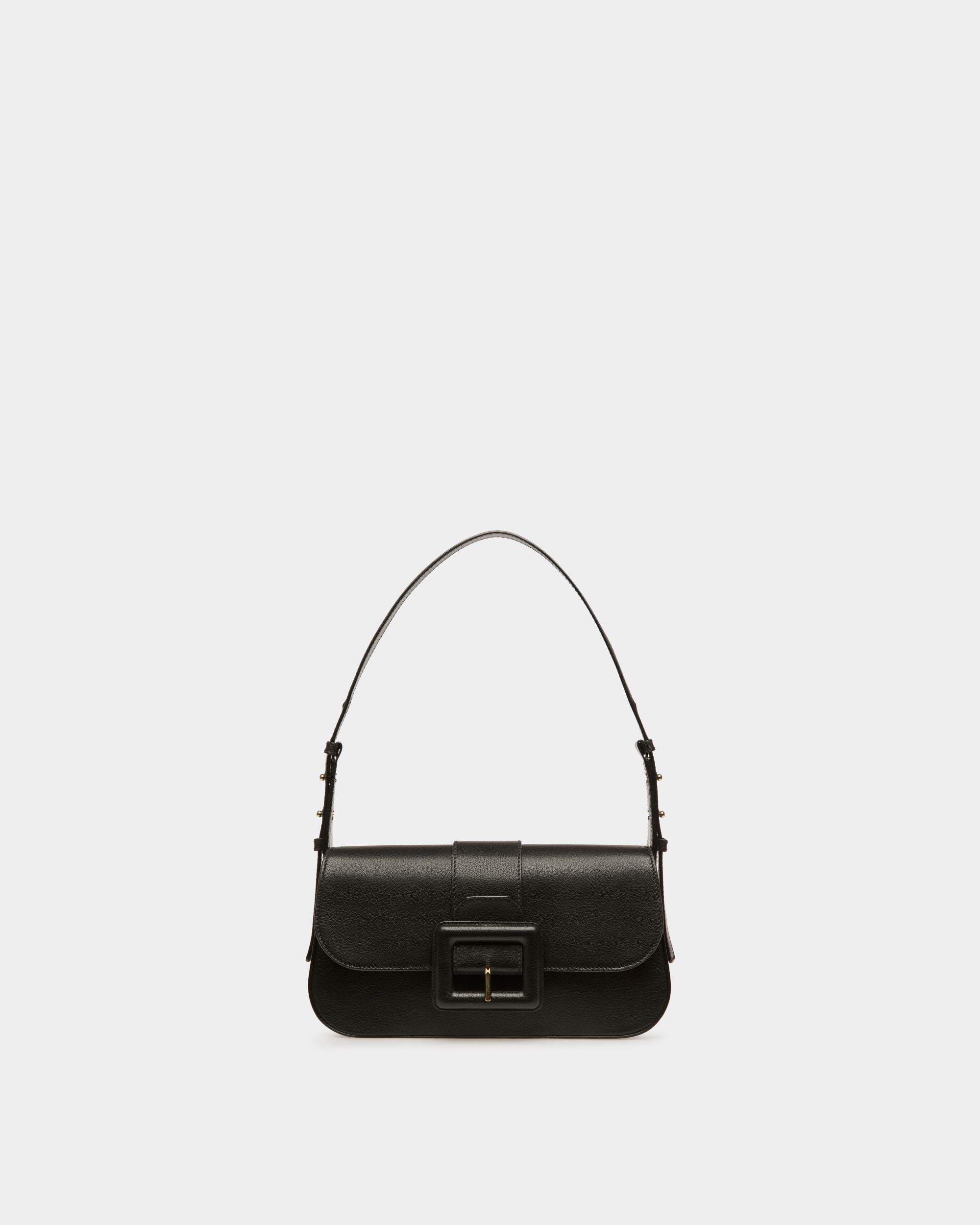 Bally Global - Jadha Leather Shoulder Bag In Black - Black