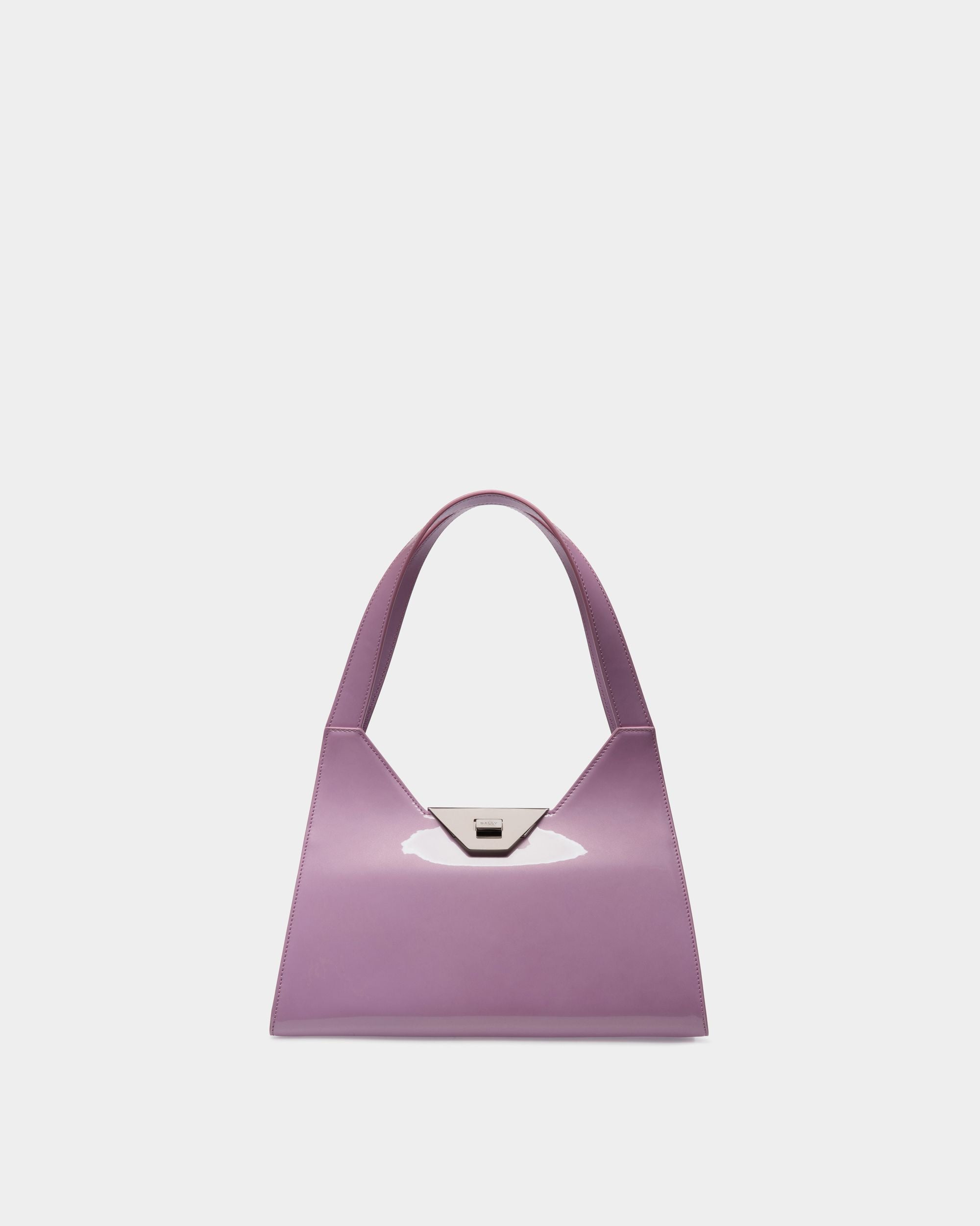 Bally Global - Tilt Shoulder Bag in Lilac Leather - Purple