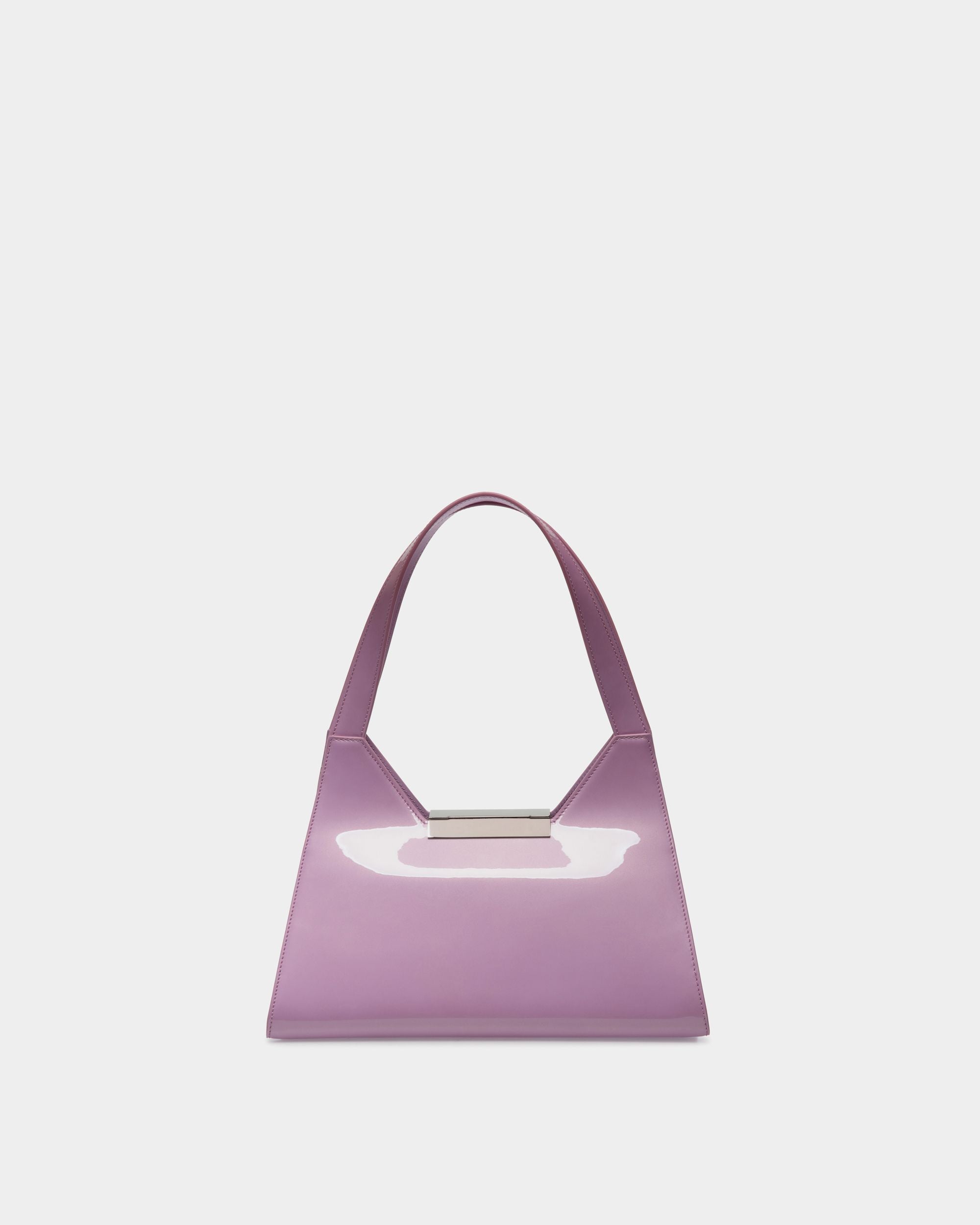 Bally Global - Tilt Shoulder Bag in Lilac Leather - Purple