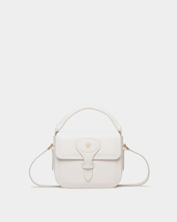 Beckett Minibag in White Brushed Leather