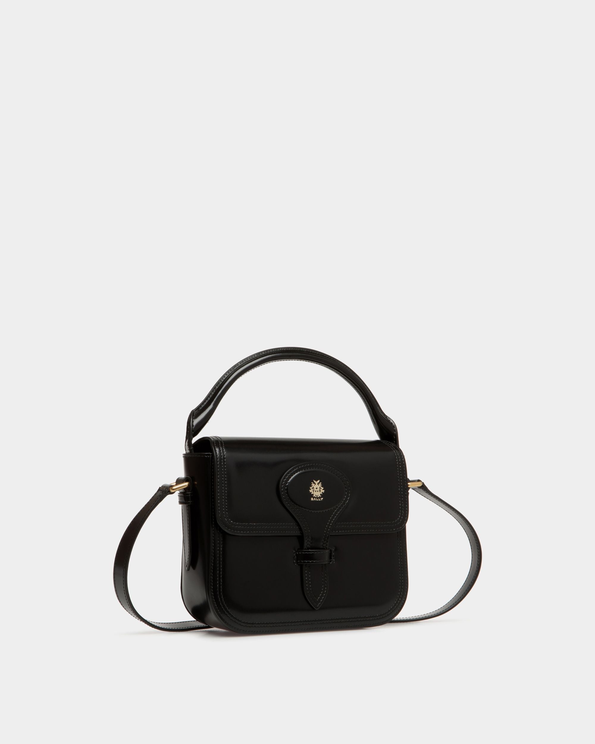 Bally Global - Minibolso Beckett De Piel Cepillada Negra - Negro