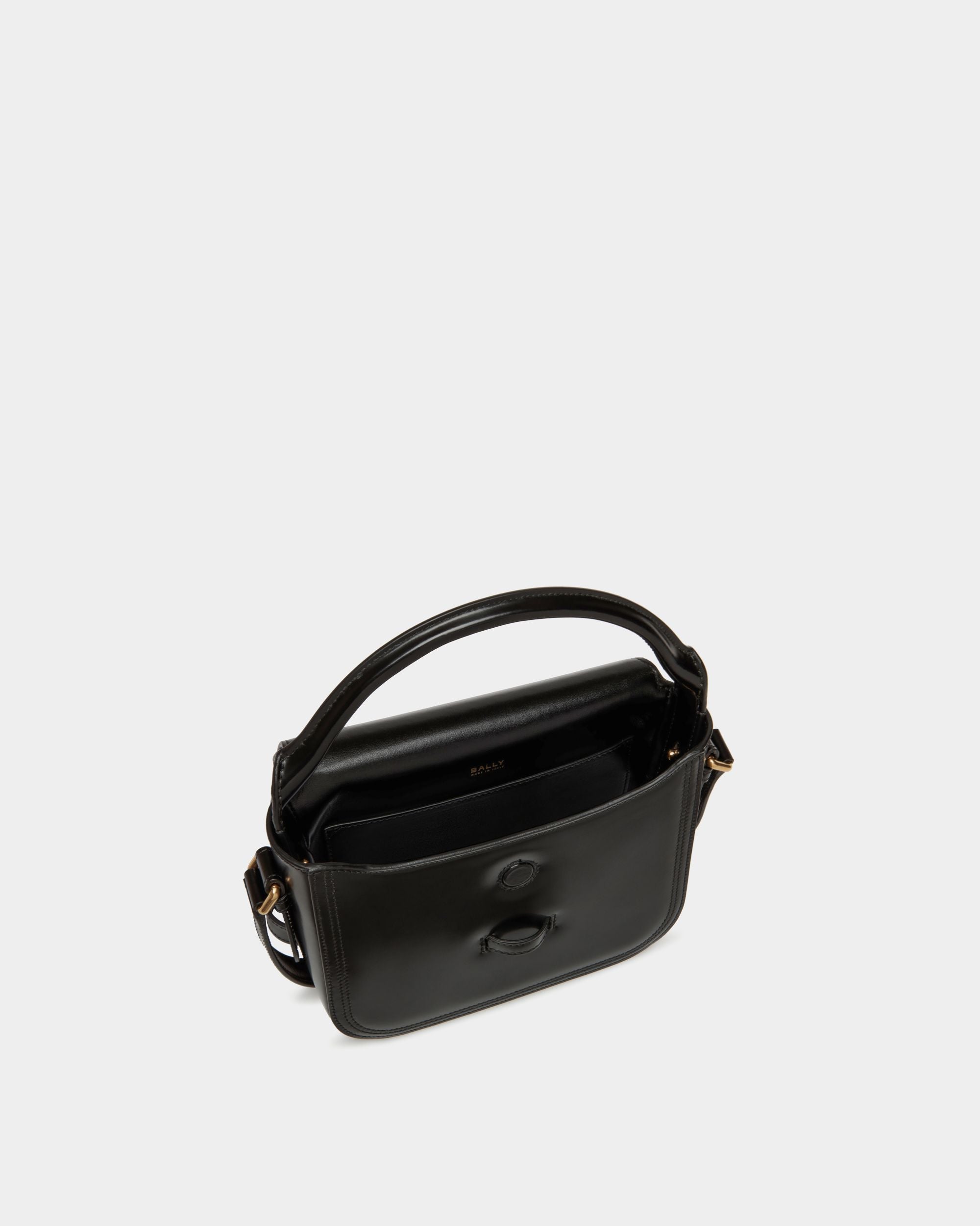 Bally Global - Minibolso Beckett De Piel Cepillada Negra - Negro
