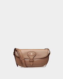 Sac À Bandoulière Beckett En Cuir Praline Beige