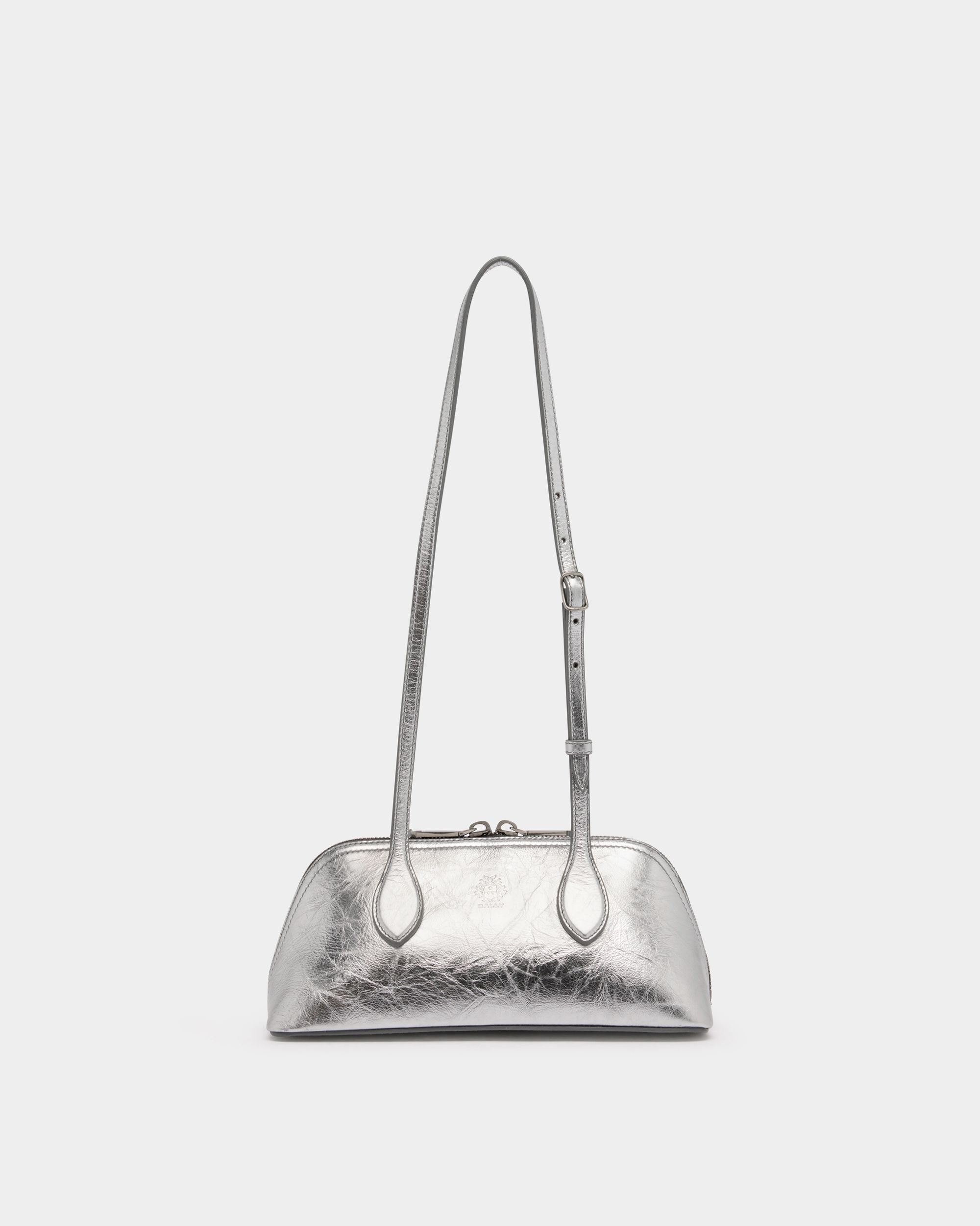 Bally Global - Praline Minibag in Silver Leather - Silver
