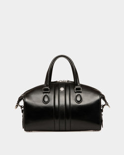 Beckett Top Handle Bag In Black Leather