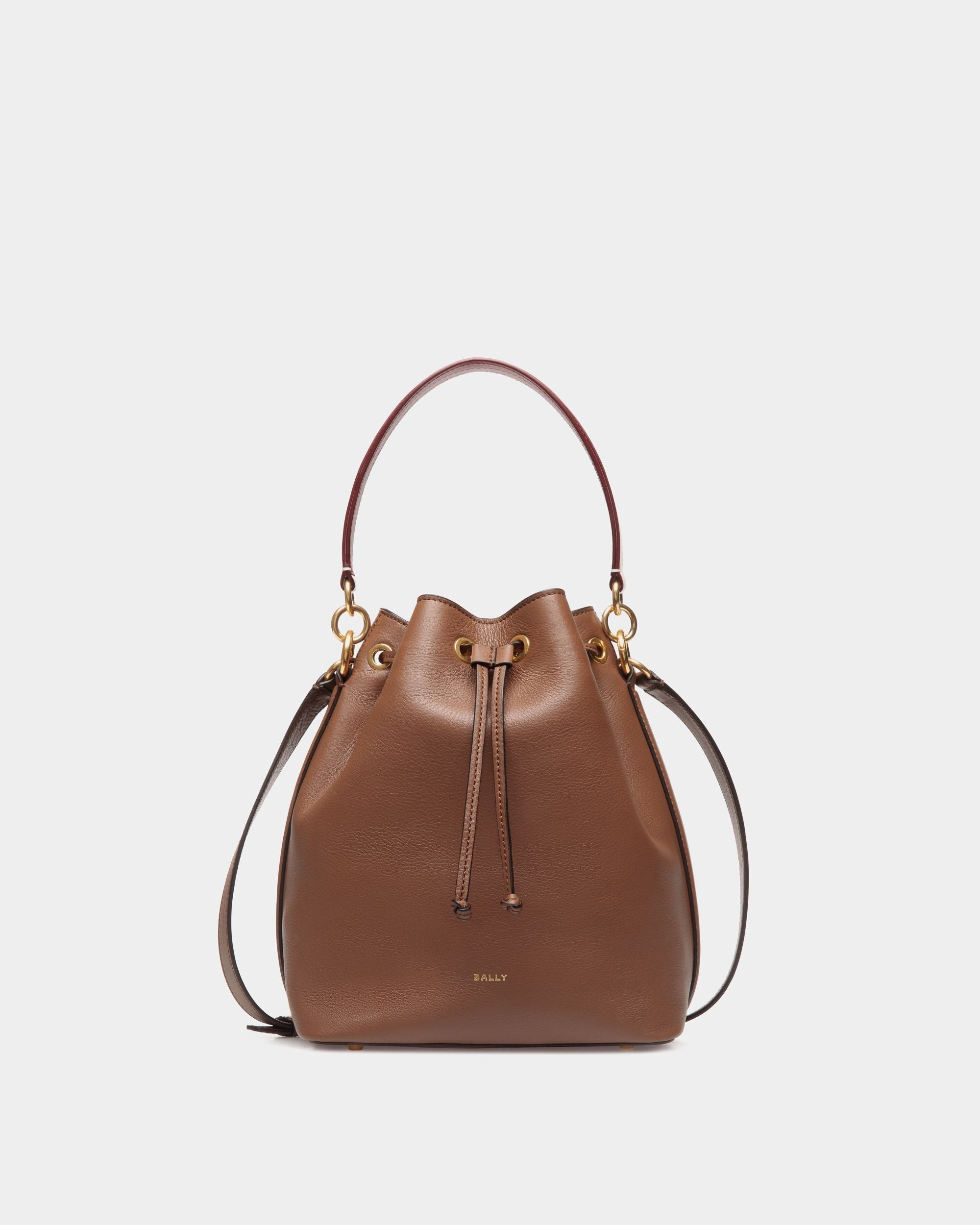 Bally Global - Code Bucket Bag In Brown Leather - Brown