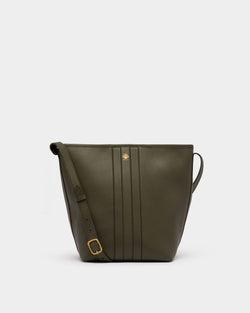 Sac Seau Signature En Cuir Military Green