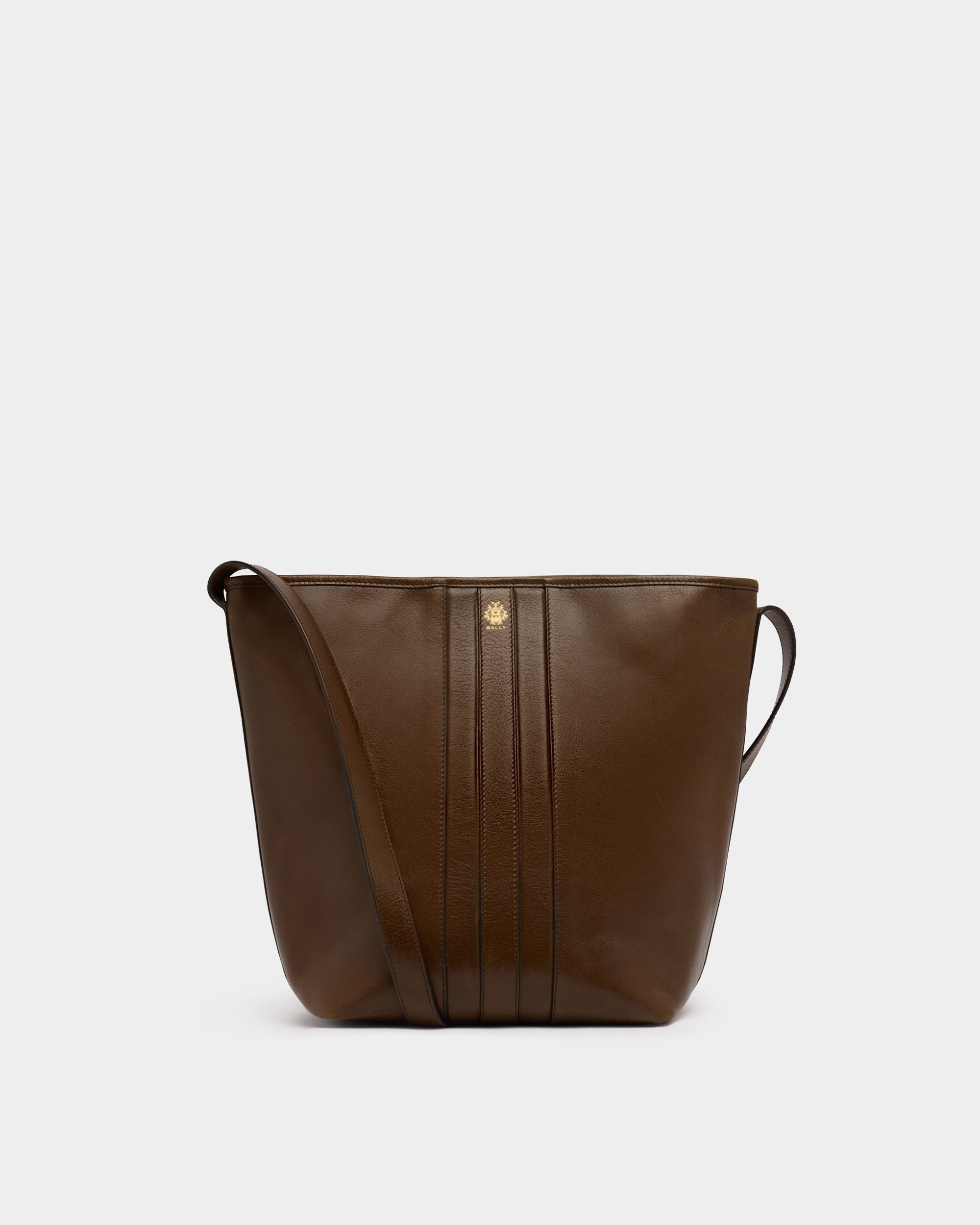 Bally Global - Signature Bucket Bag in Brown Leather - Brown