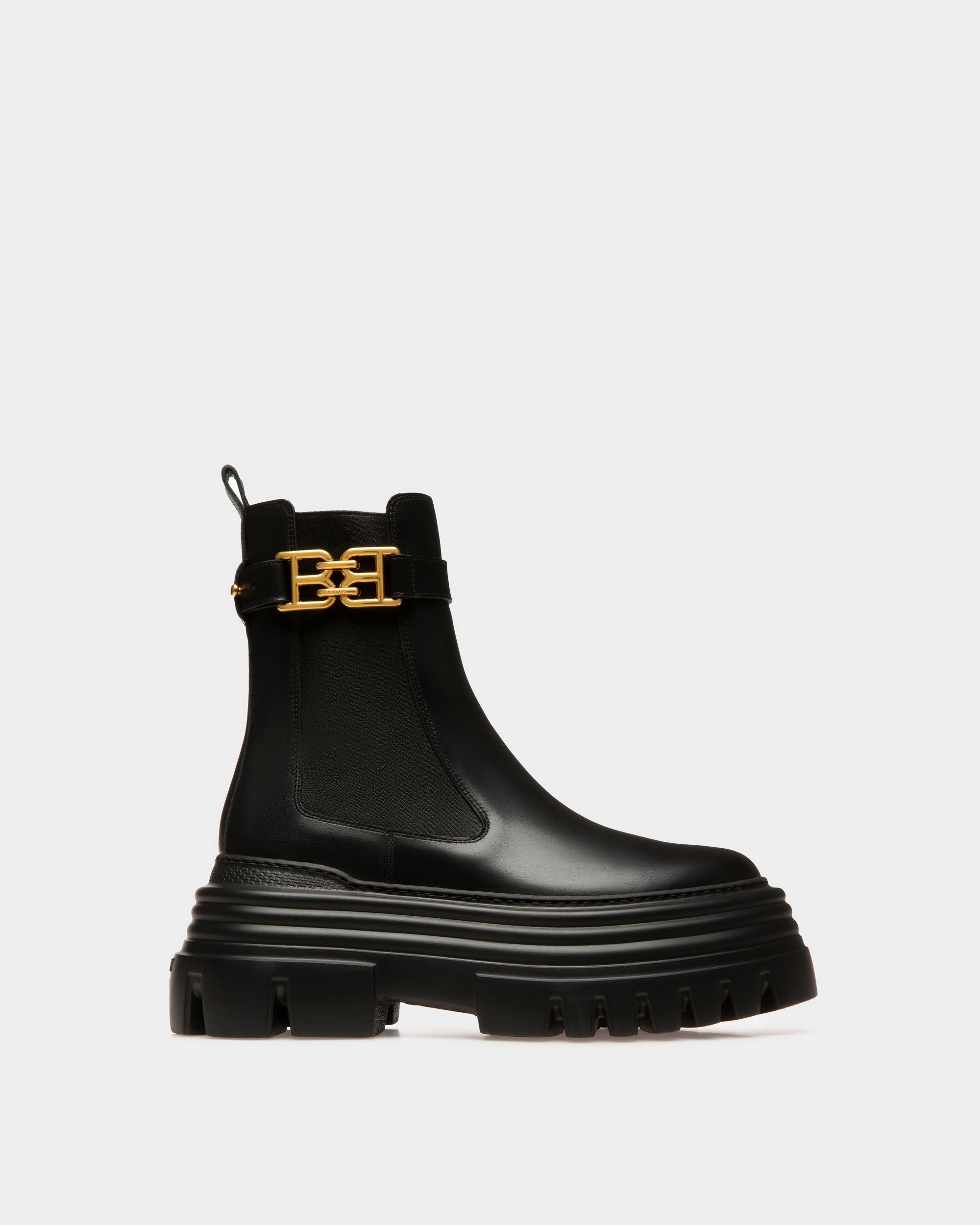 Bally Global - Greby Leather Booties In Black - Black