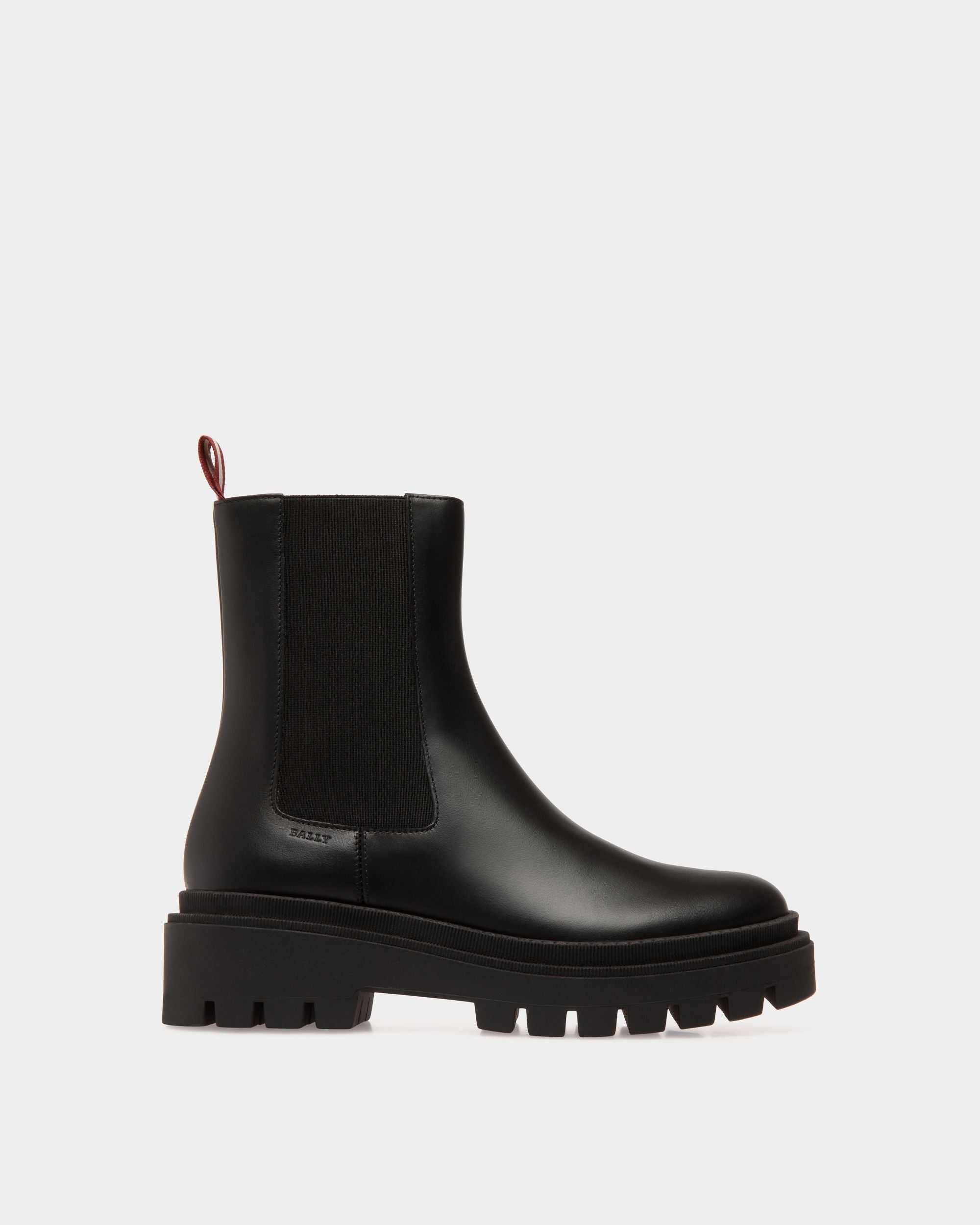 Bally Global - Booties In Black Leather - Black